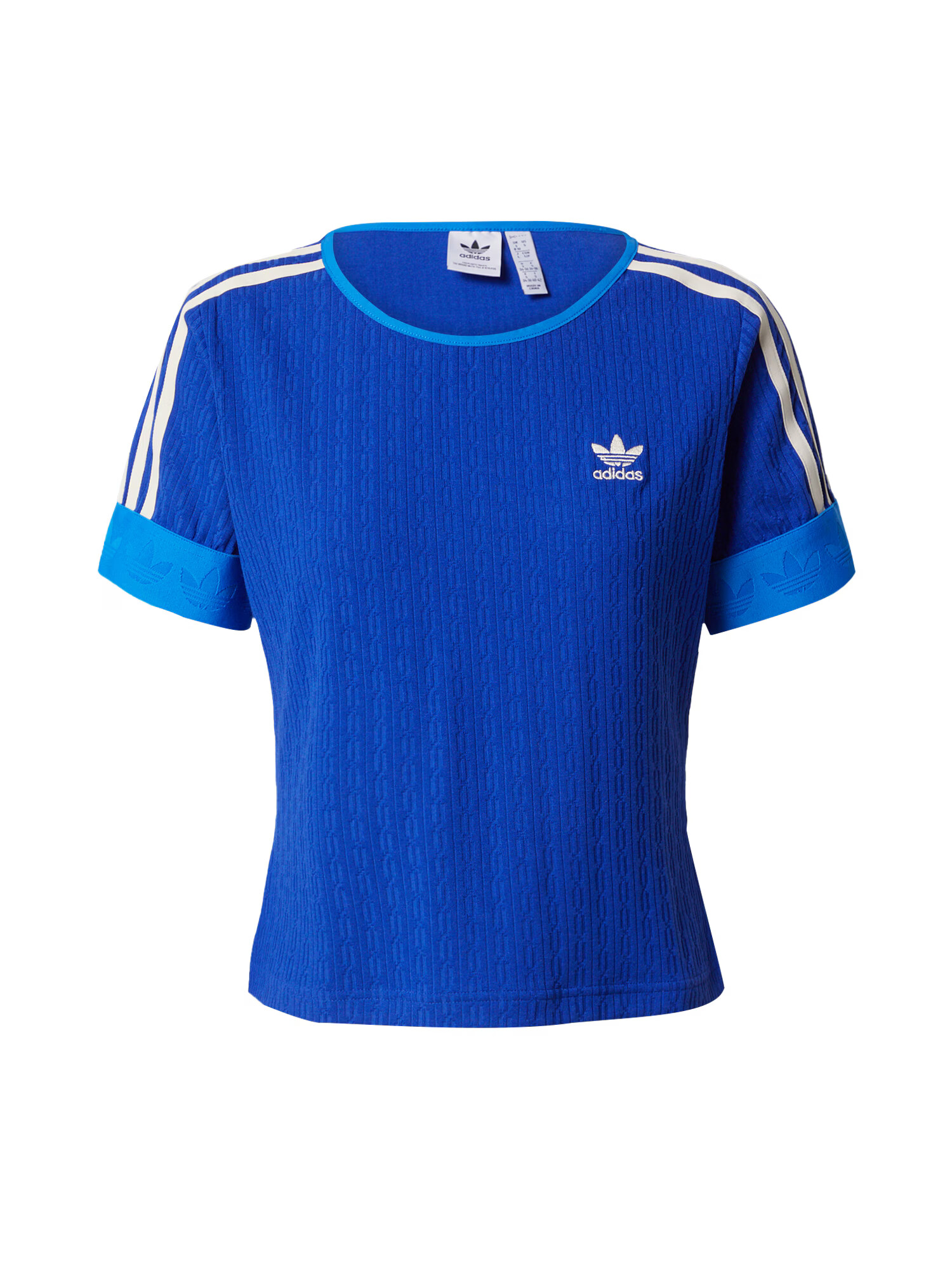 ADIDAS ORIGINALS Tricou 'Adicolor 70S ' azur / albastru regal / alb - Pled.ro