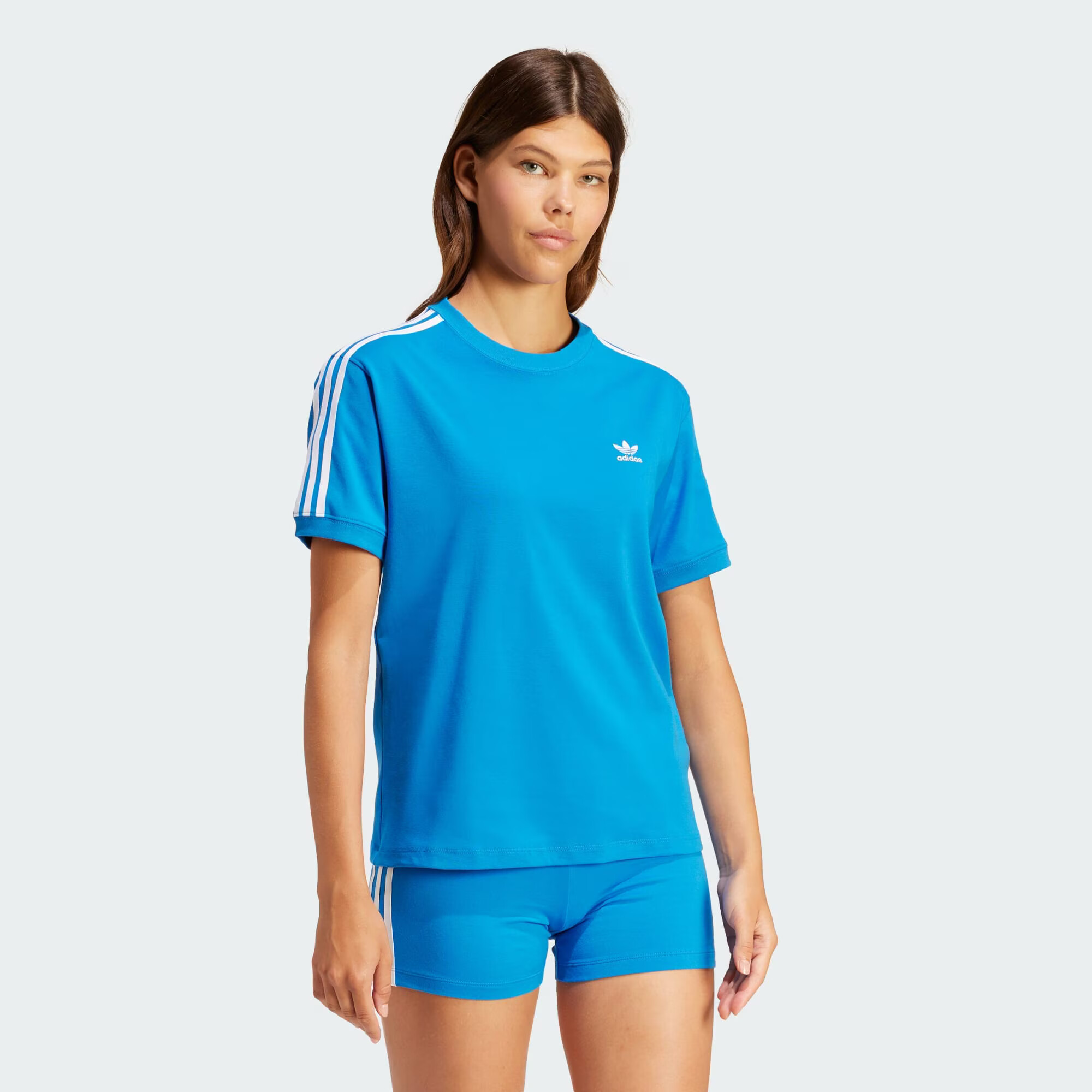 ADIDAS ORIGINALS Tricou azuriu / alb - Pled.ro