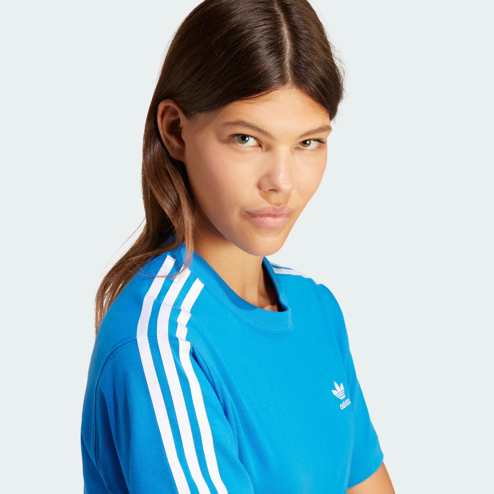 ADIDAS ORIGINALS Tricou azuriu / alb - Pled.ro