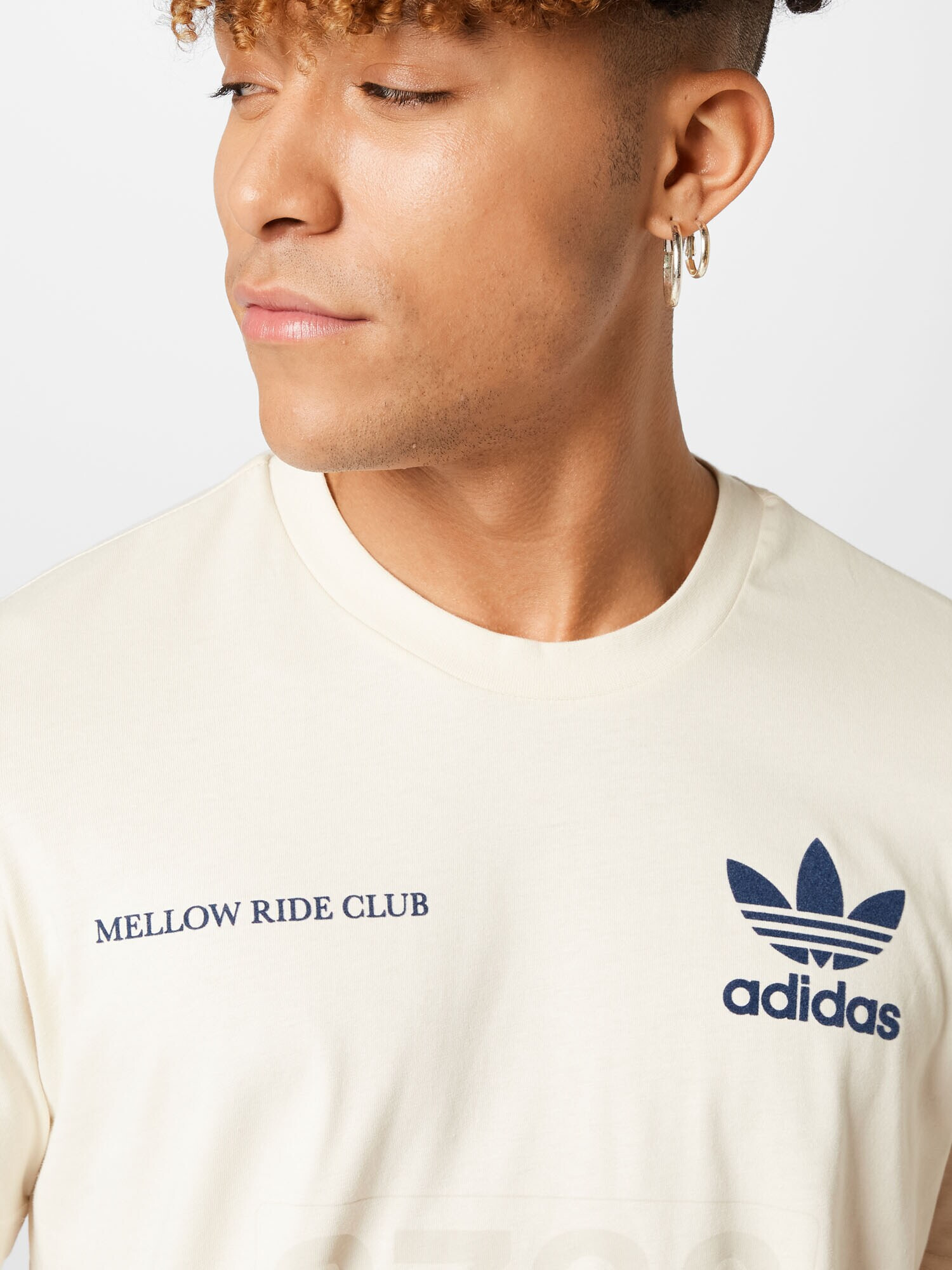 ADIDAS ORIGINALS Tricou bej / albastru marin - Pled.ro