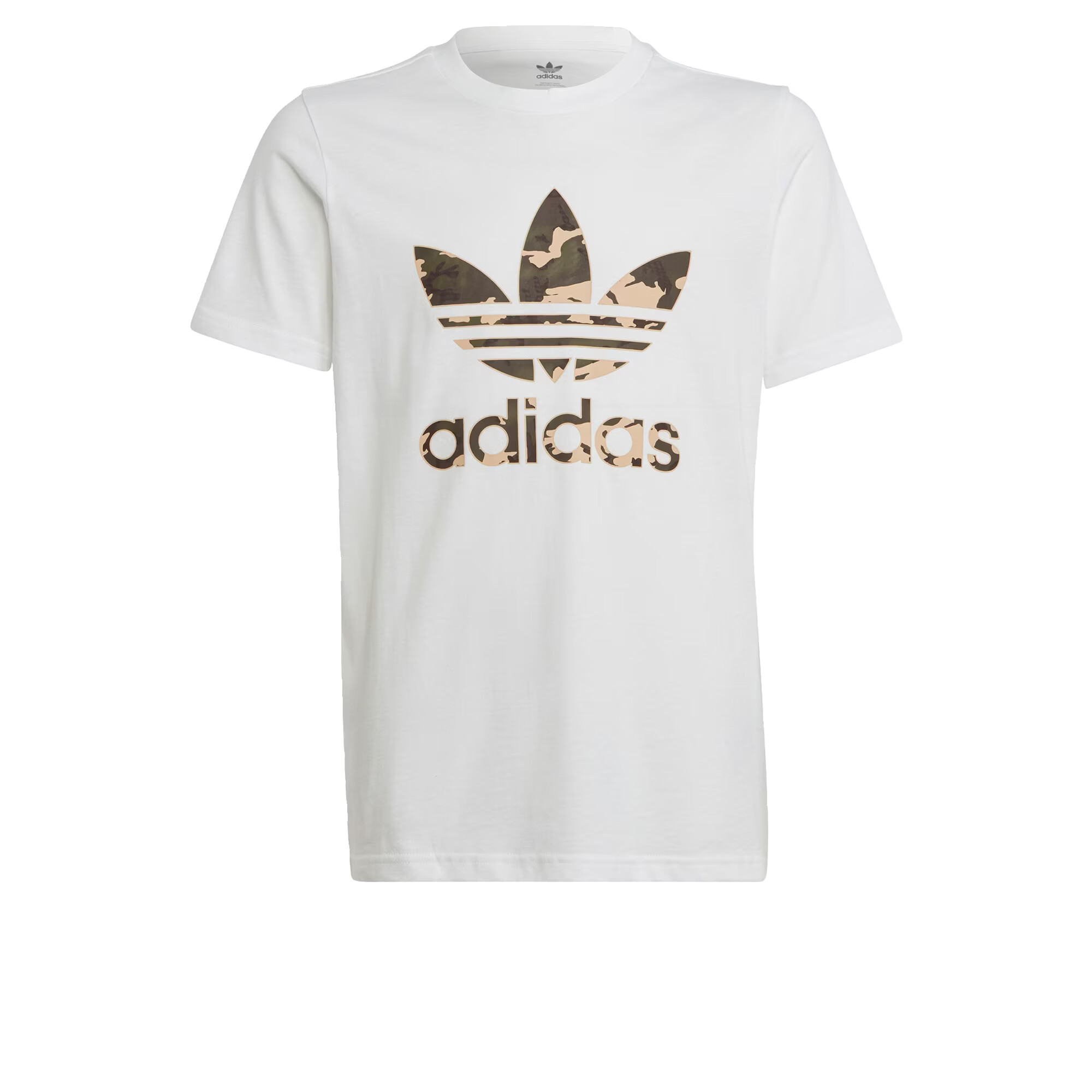 ADIDAS ORIGINALS Tricou 'Camo' bej / kaki / alb - Pled.ro