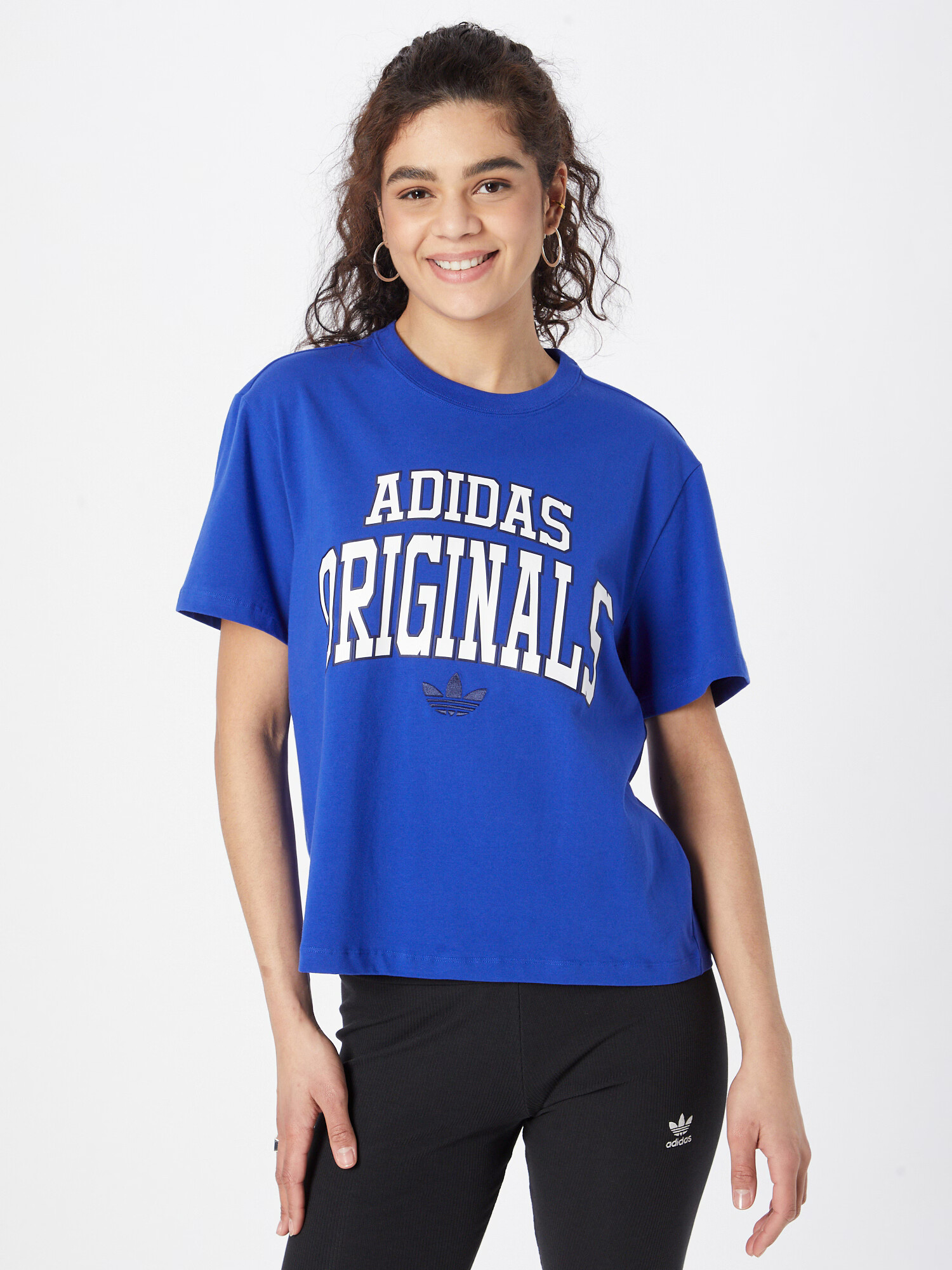 ADIDAS ORIGINALS Tricou bleumarin / albastru regal / alb - Pled.ro