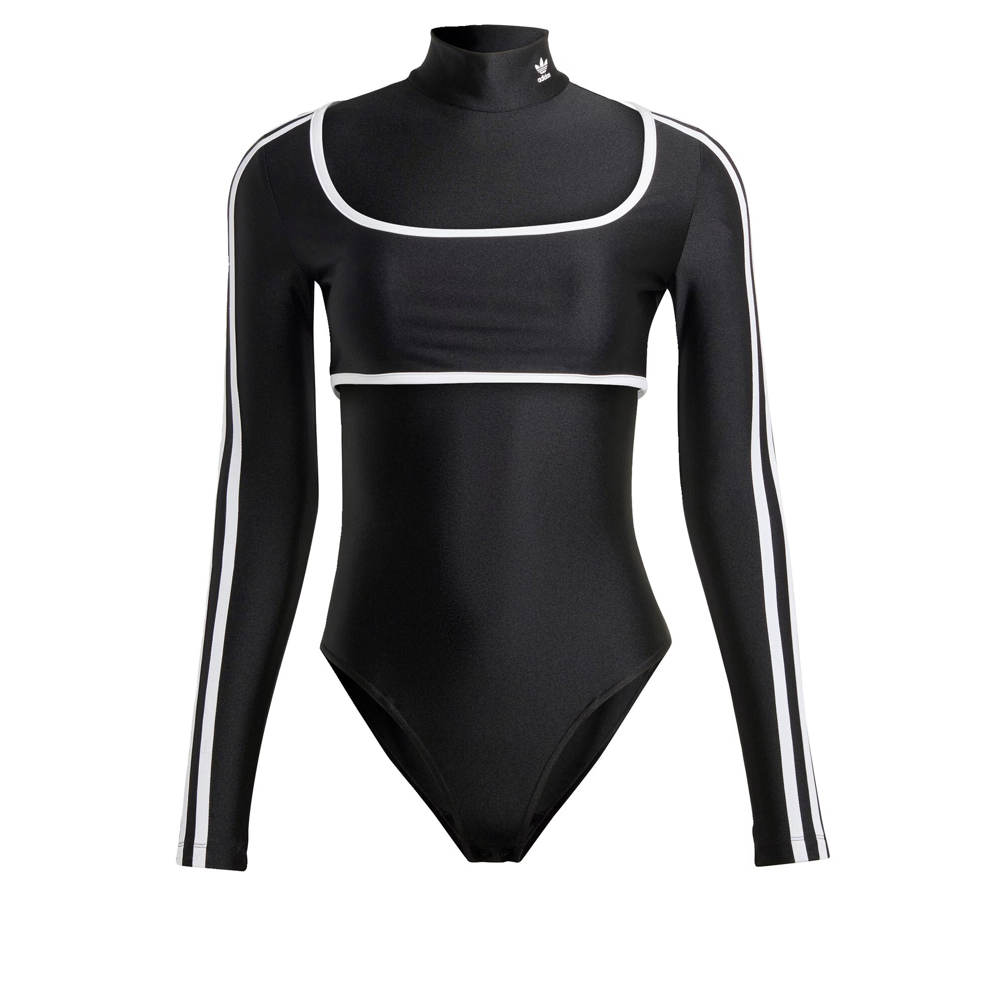 ADIDAS ORIGINALS Tricou body 'Bodysuit' negru / alb - Pled.ro