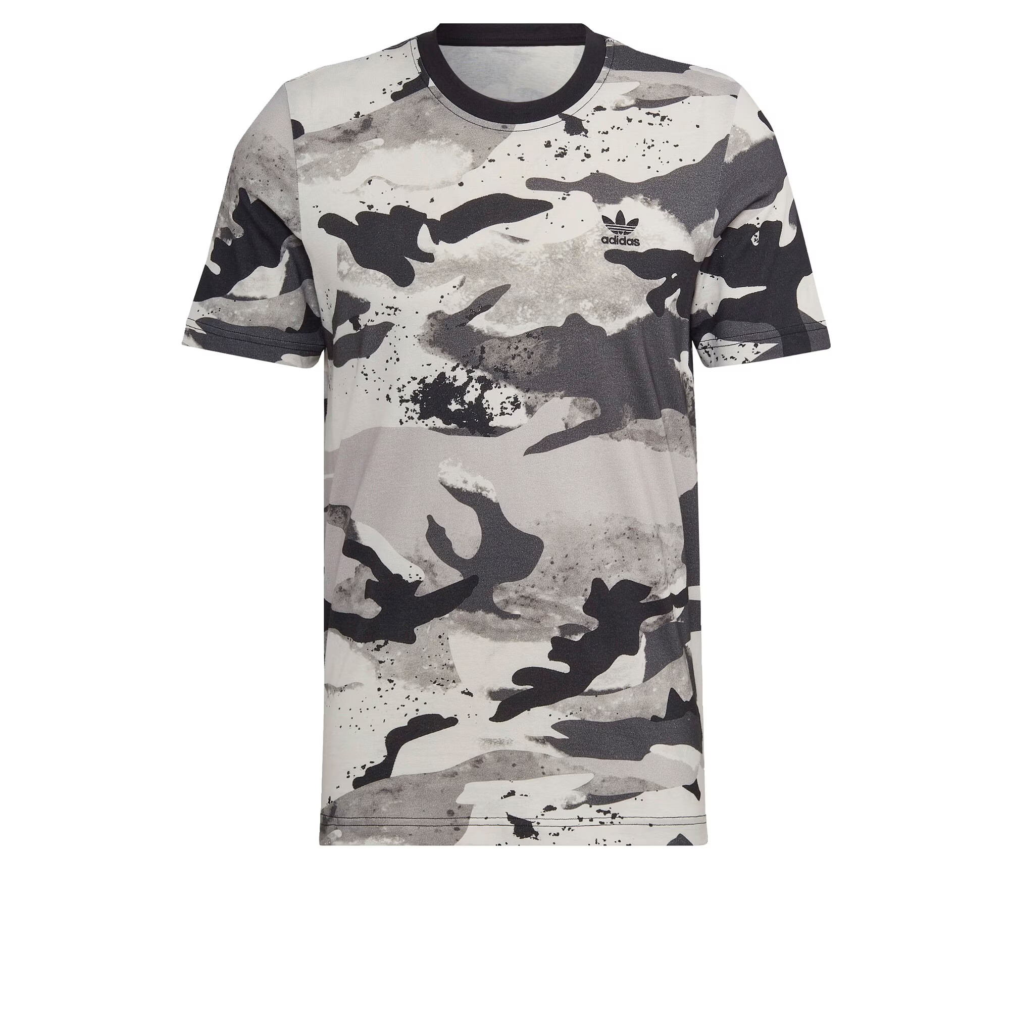 ADIDAS ORIGINALS Tricou 'Camo ' gri / negru / alb - Pled.ro