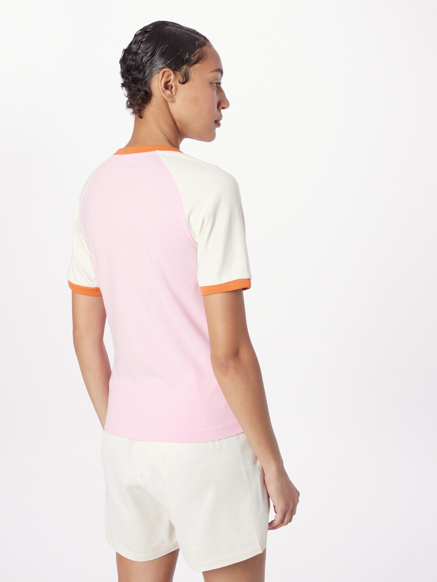 ADIDAS ORIGINALS Tricou 'Adicolor 70S Cali' corai / roz / alb - Pled.ro