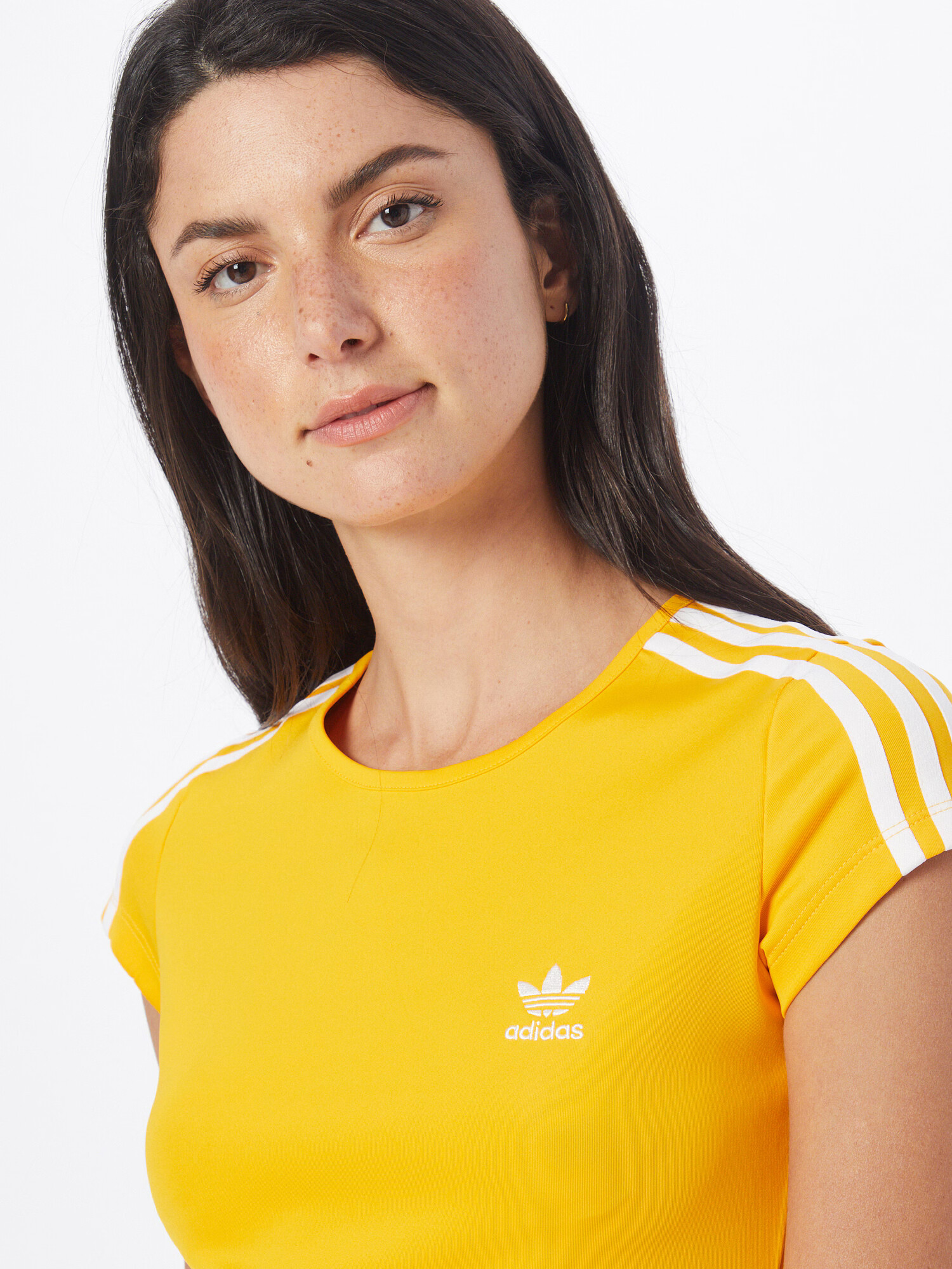 ADIDAS ORIGINALS Tricou galben / alb - Pled.ro