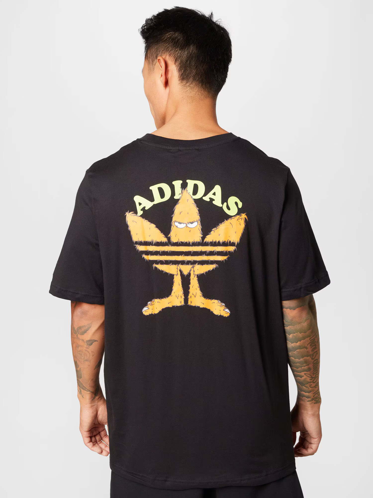 ADIDAS ORIGINALS Tricou 'Graphic Fun' galben / portocaliu / negru - Pled.ro