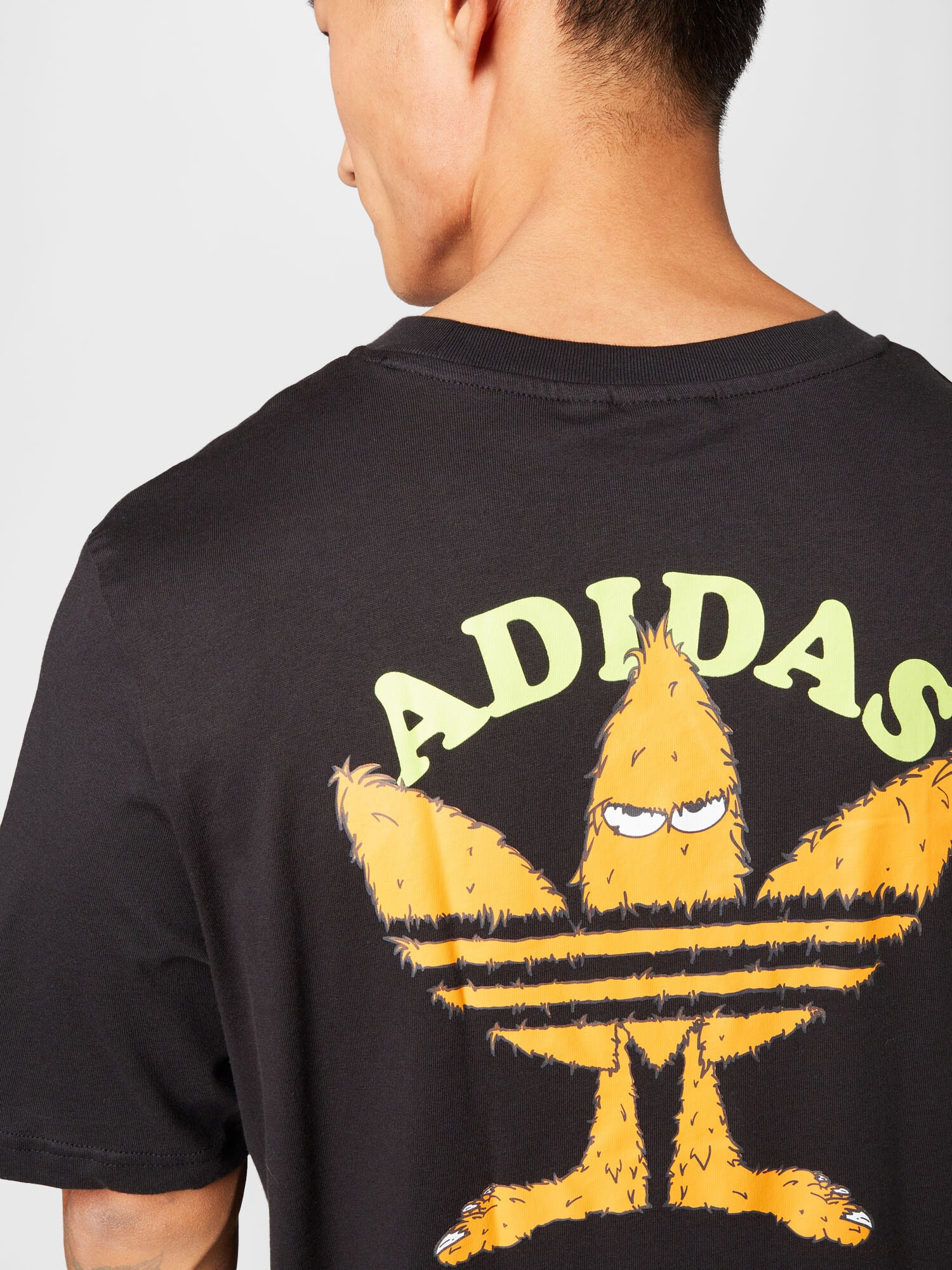 ADIDAS ORIGINALS Tricou 'Graphic Fun' galben / portocaliu / negru - Pled.ro