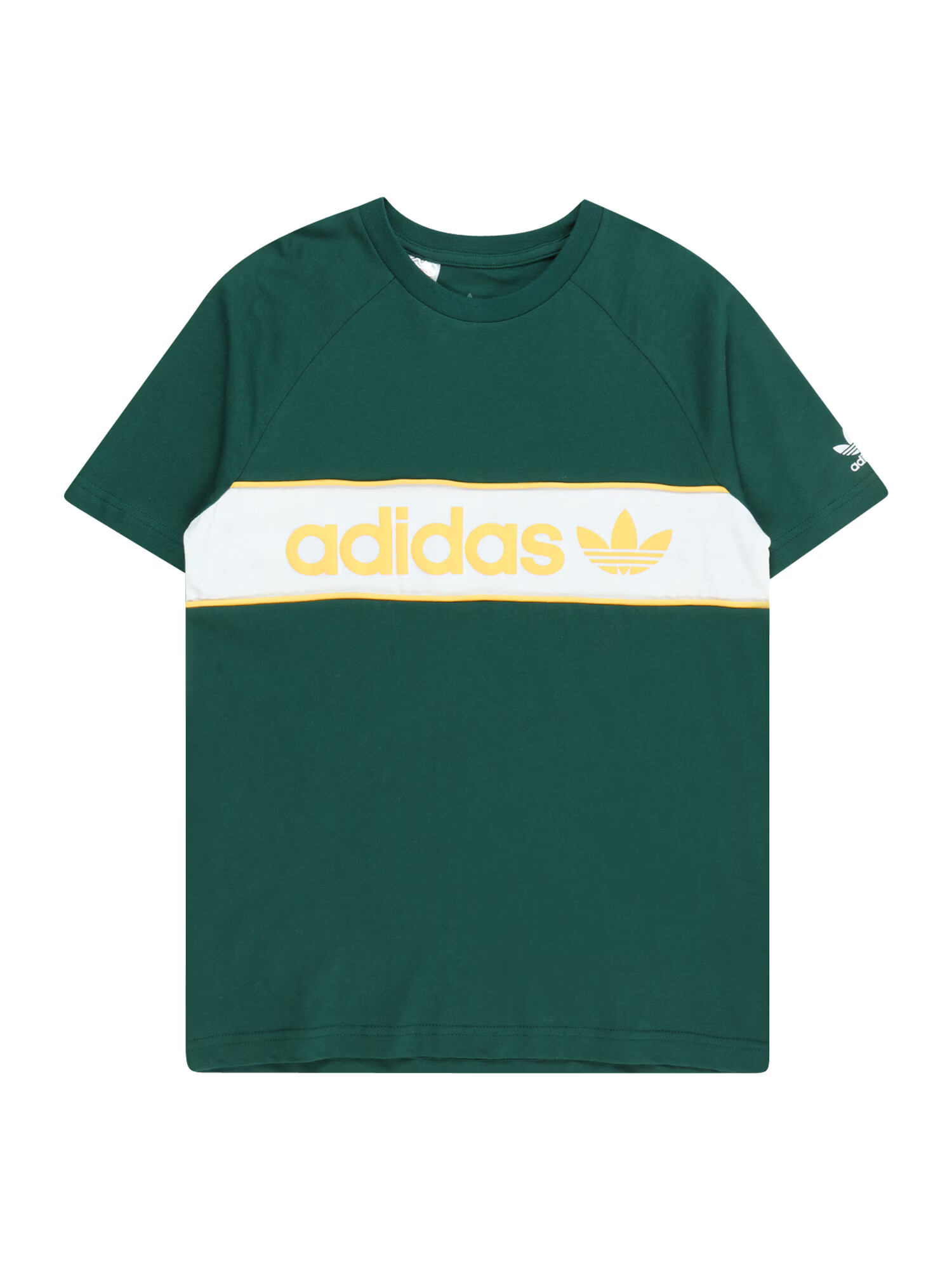 ADIDAS ORIGINALS Tricou galben / verde smarald / alb - Pled.ro