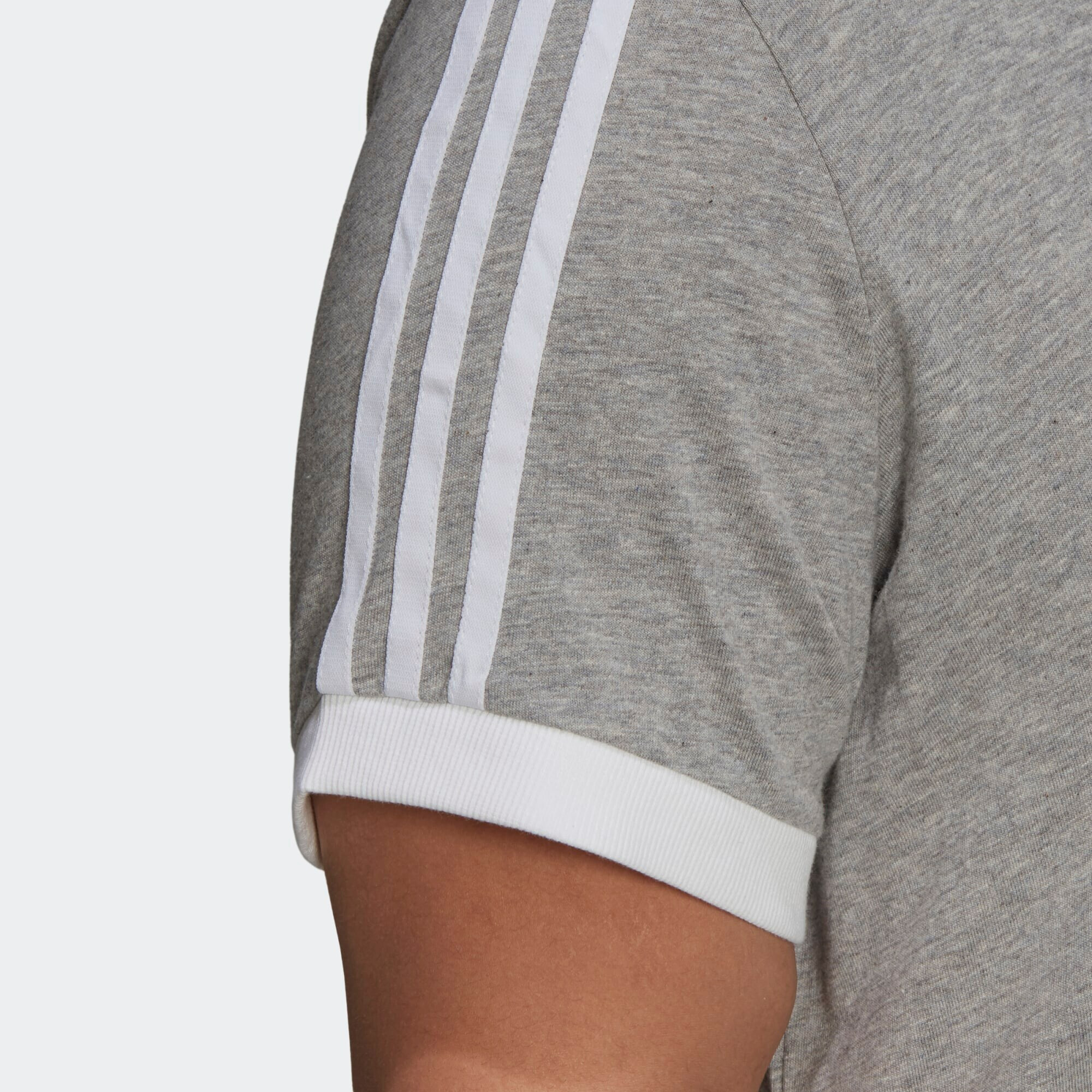 ADIDAS ORIGINALS Tricou gri amestecat / alb - Pled.ro