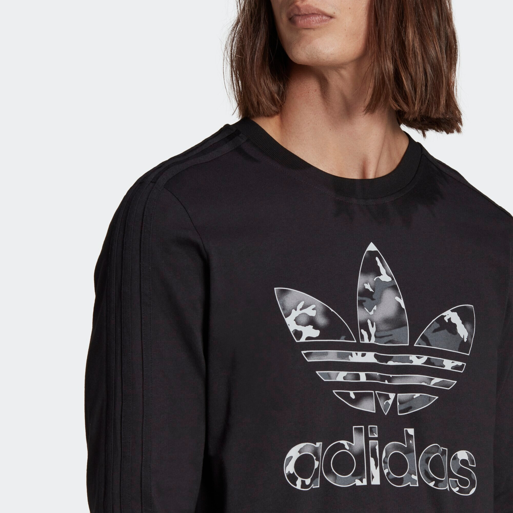 ADIDAS ORIGINALS Tricou gri / gri deschis / negru / alb - Pled.ro