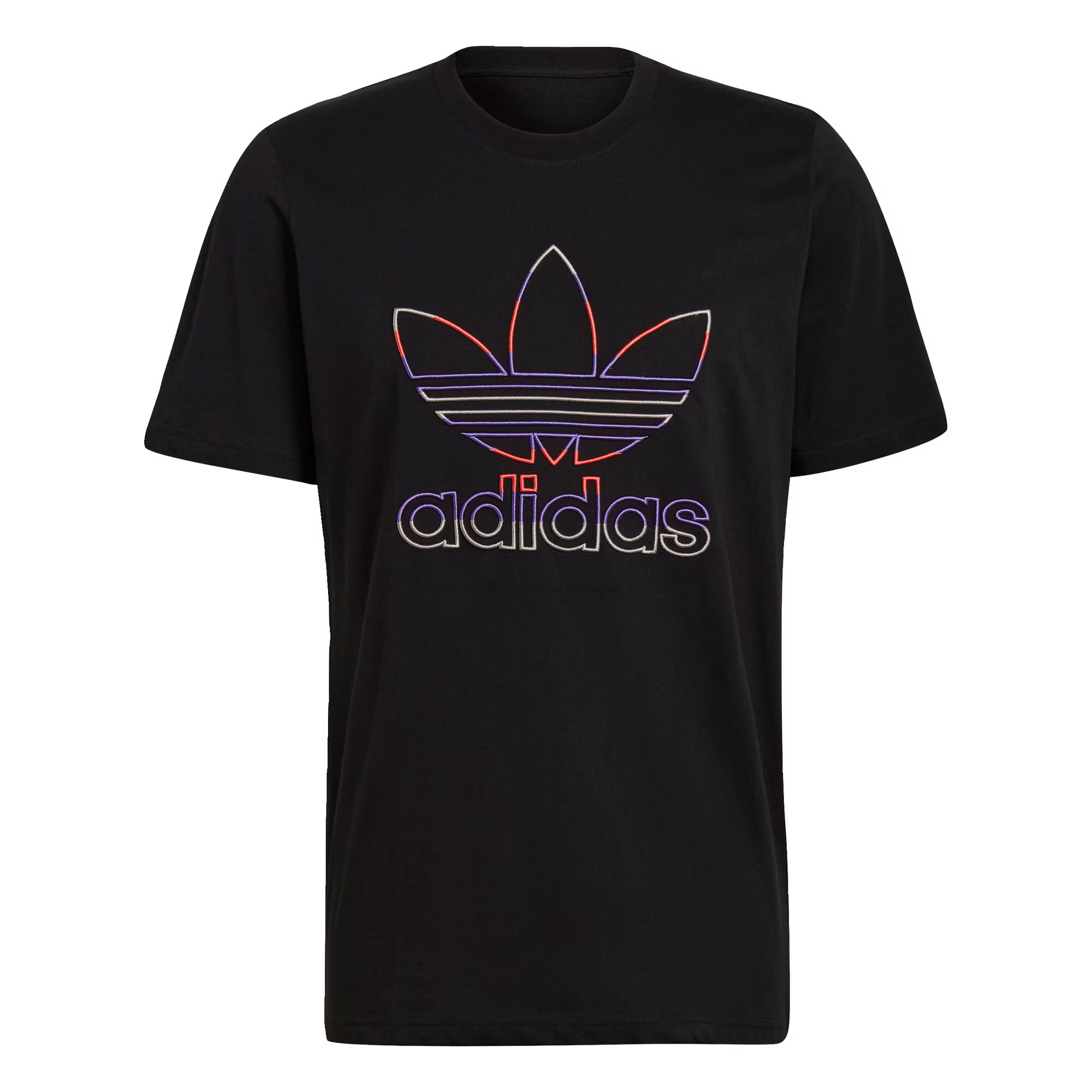 ADIDAS ORIGINALS Tricou gri / lila / corai / negru - Pled.ro