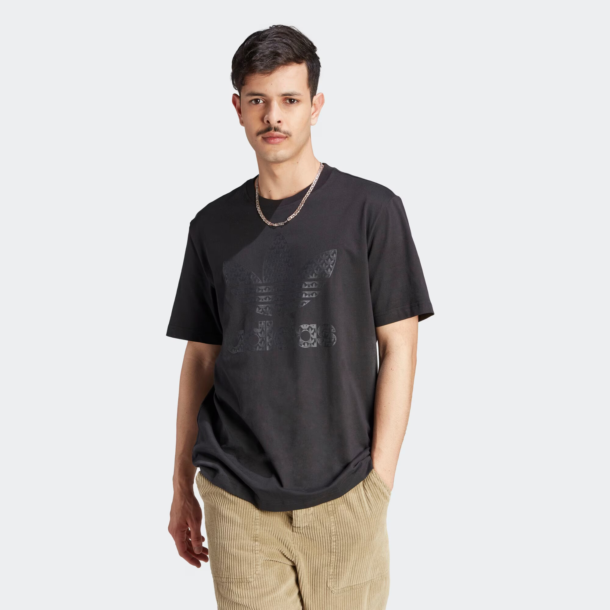 ADIDAS ORIGINALS Tricou gri / negru - Pled.ro