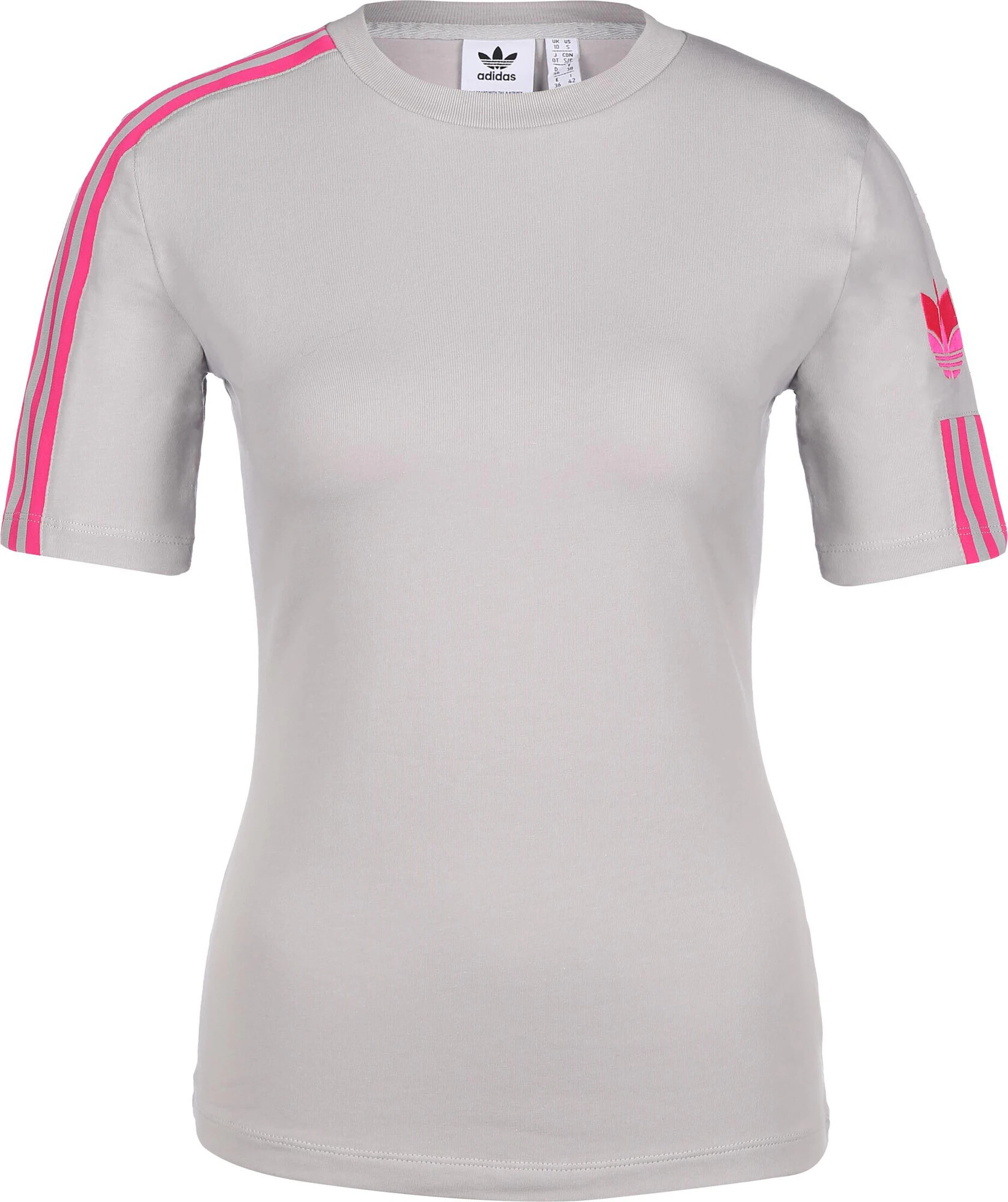 ADIDAS ORIGINALS Tricou gri / roz - Pled.ro