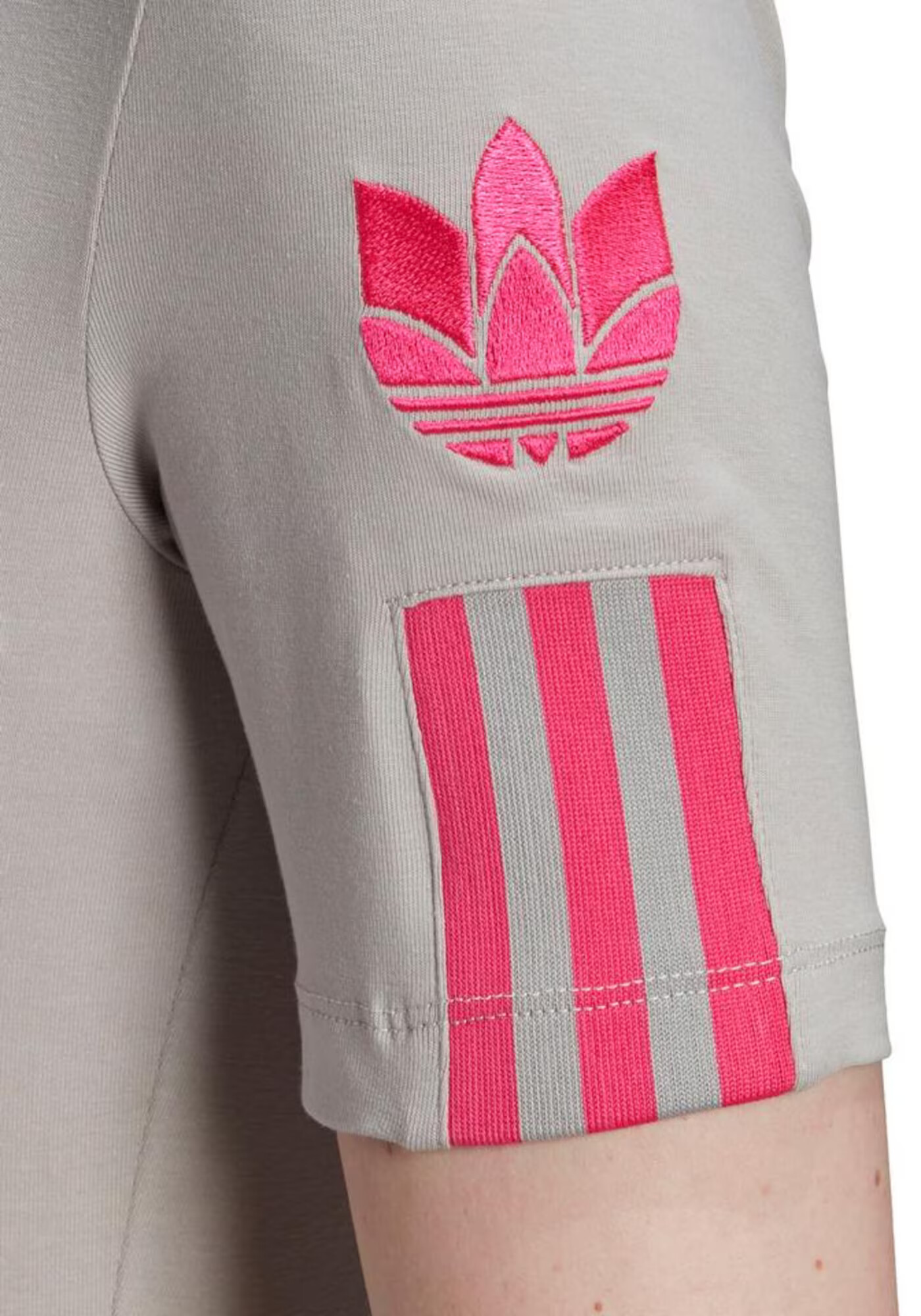 ADIDAS ORIGINALS Tricou gri / roz - Pled.ro