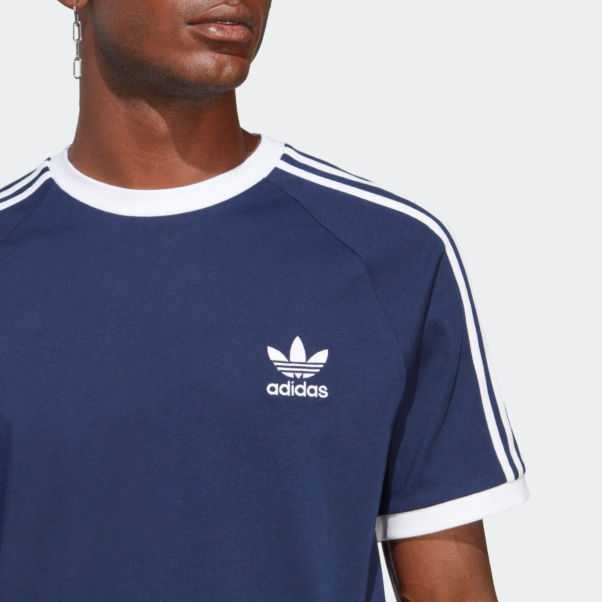 ADIDAS ORIGINALS Tricou 'Adicolor Classics' indigo / alb - Pled.ro