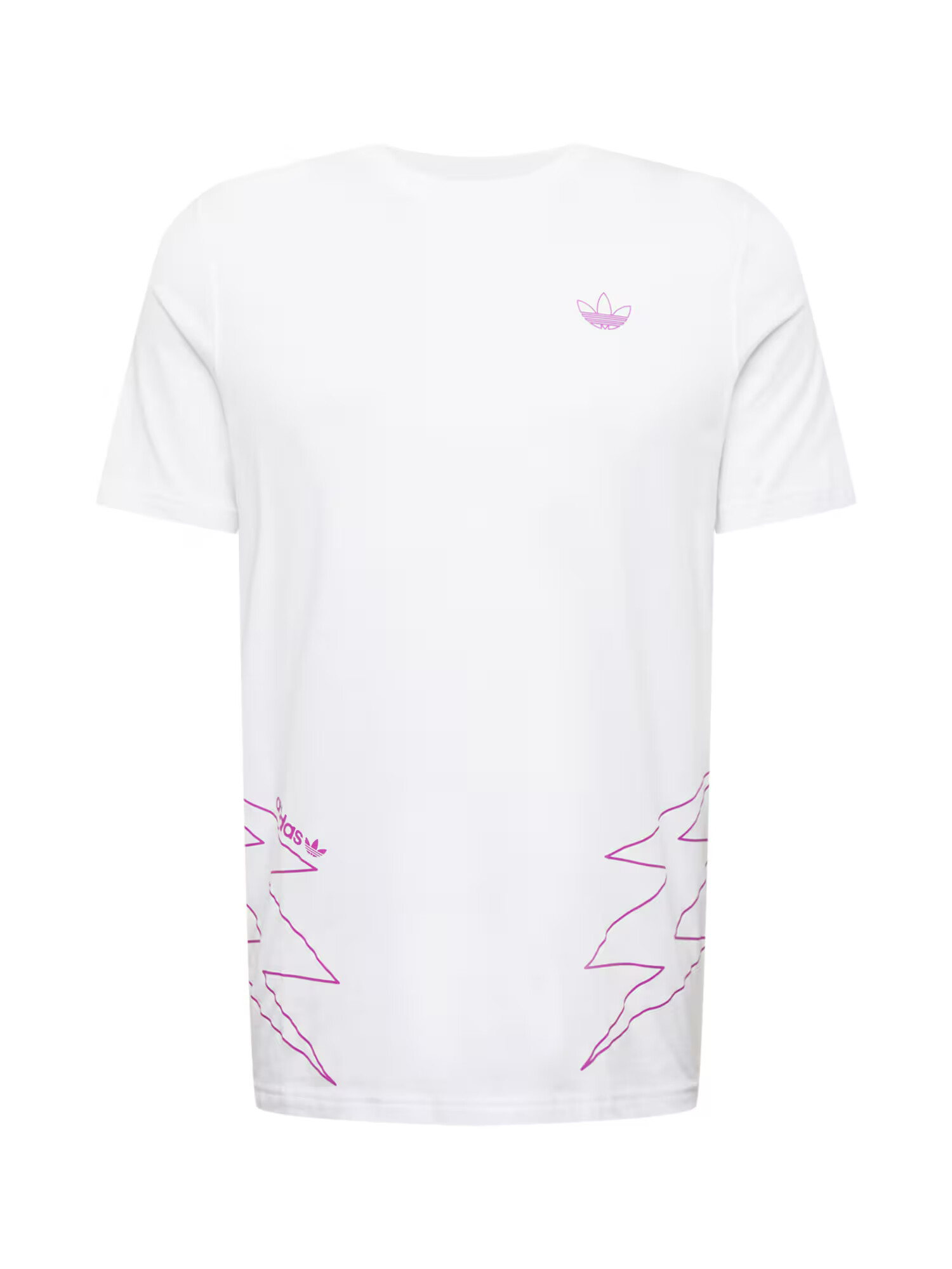 ADIDAS ORIGINALS Tricou 'LIGHTNING' mov închis / alb - Pled.ro