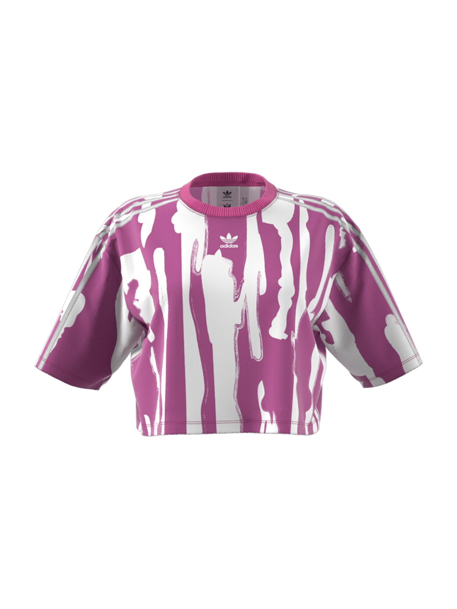 ADIDAS ORIGINALS Tricou 'Thebe Magugu Allover Print ' lila / alb - Pled.ro