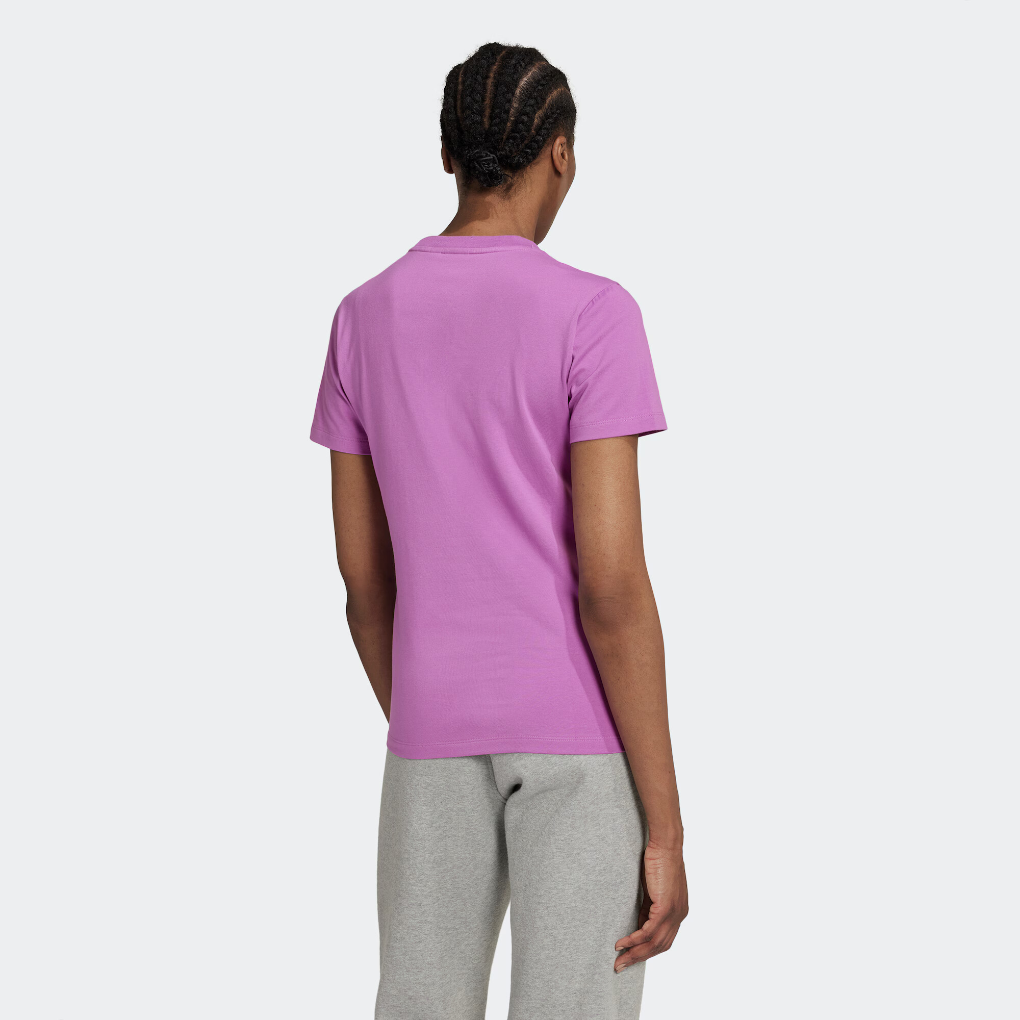 ADIDAS ORIGINALS Tricou lila / alb - Pled.ro