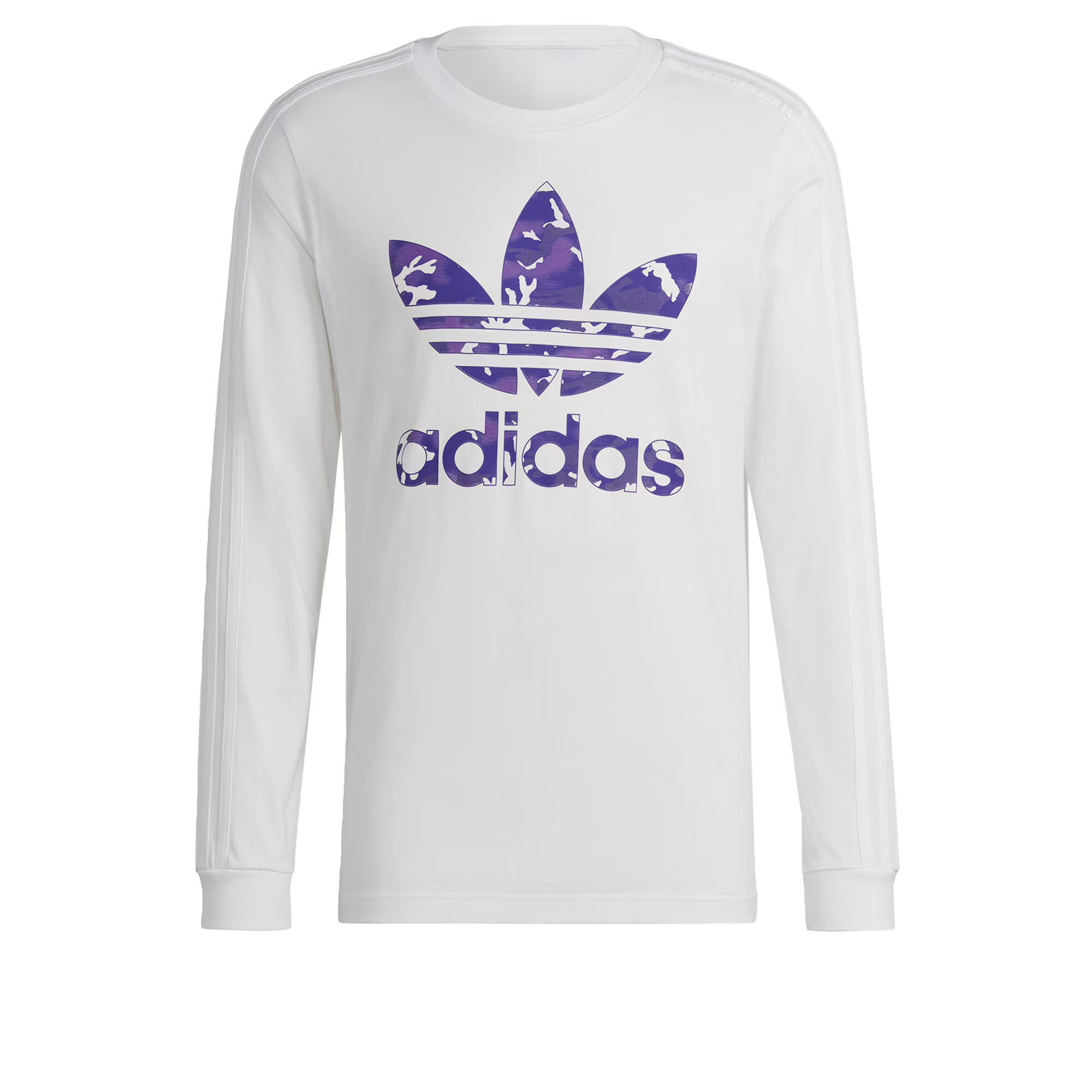 ADIDAS ORIGINALS Tricou 'Graphics Camo Stripe' lila / alb - Pled.ro