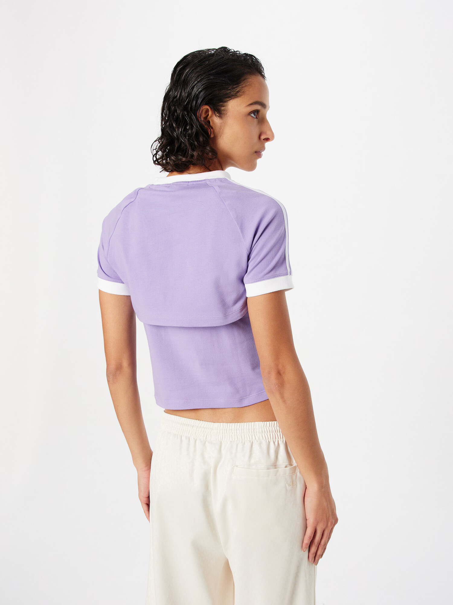 ADIDAS ORIGINALS Tricou 'Always Original' lila / alb - Pled.ro