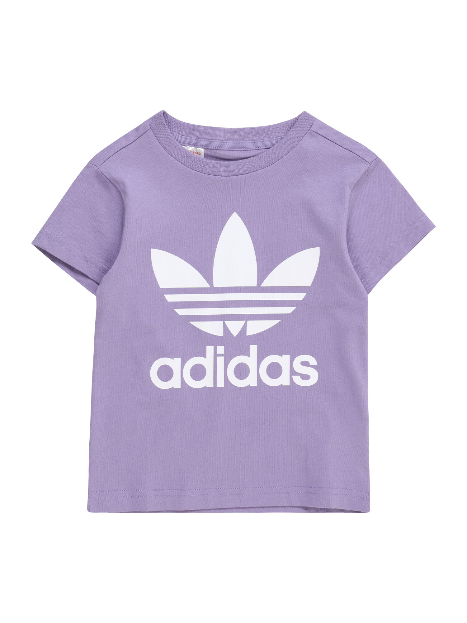 ADIDAS ORIGINALS Tricou 'Adicolor Trefoil' lila / alb murdar - Pled.ro