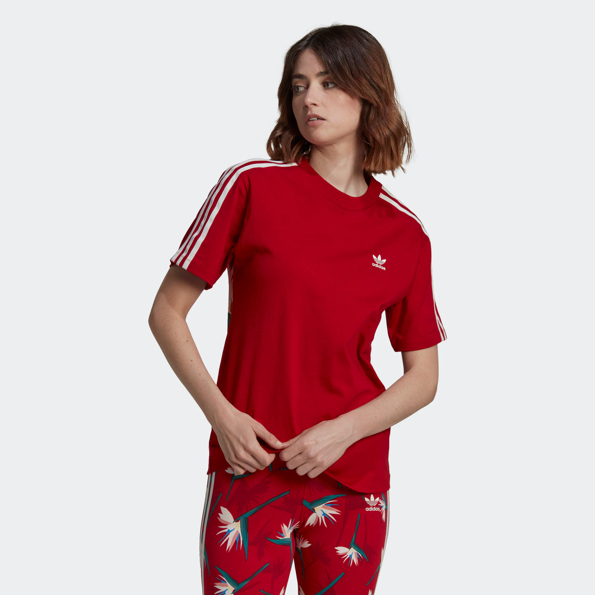 ADIDAS ORIGINALS Tricou 'Thebe Magugu' mai multe culori / roșu - Pled.ro