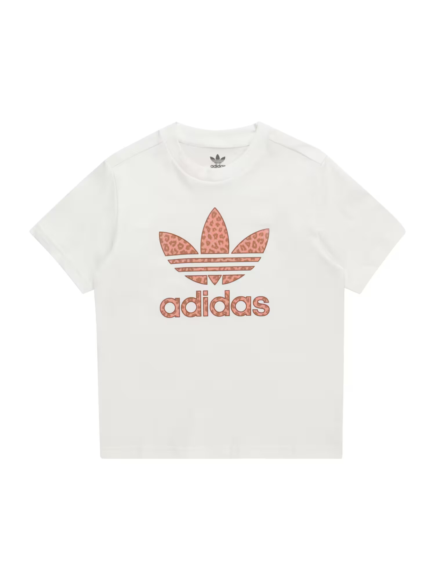 ADIDAS ORIGINALS Tricou 'Animal Graphic Print' maro / roz deschis / alb - Pled.ro