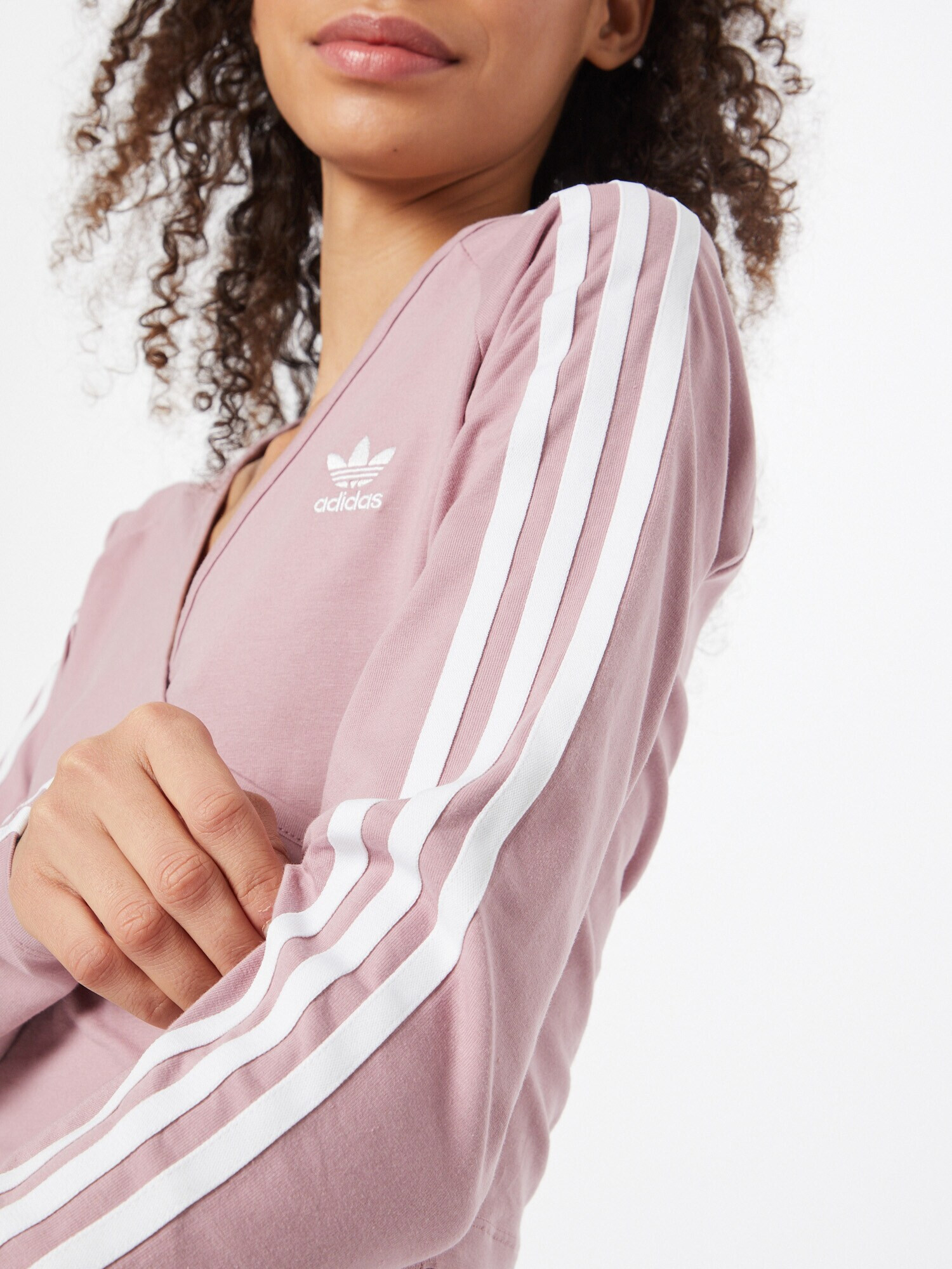 ADIDAS ORIGINALS Tricou mauve / alb - Pled.ro