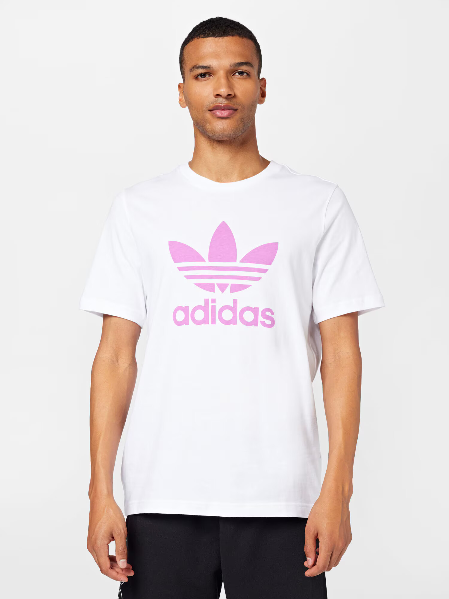 ADIDAS ORIGINALS Tricou mov închis / alb - Pled.ro