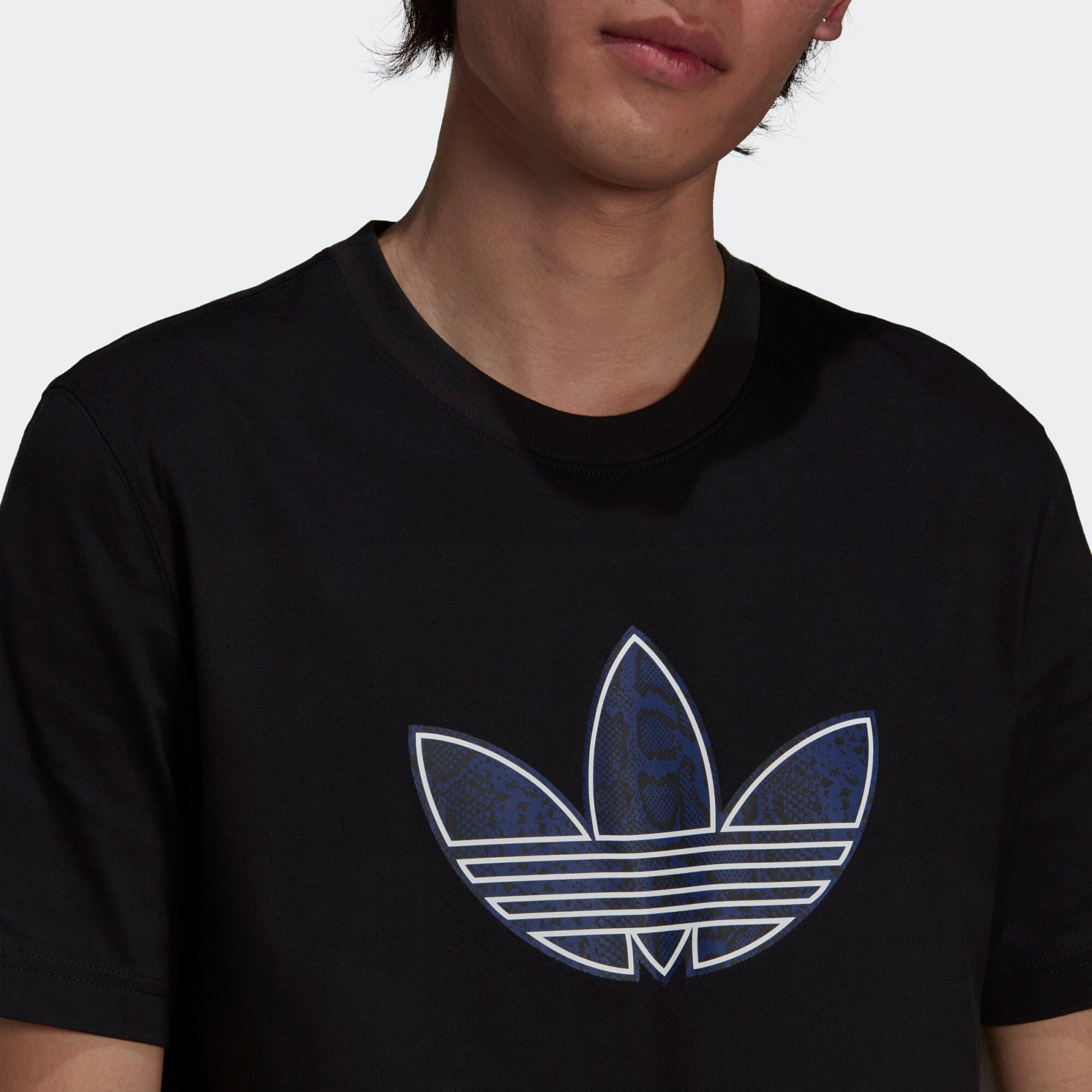 ADIDAS ORIGINALS Tricou mov închis / negru / alb - Pled.ro