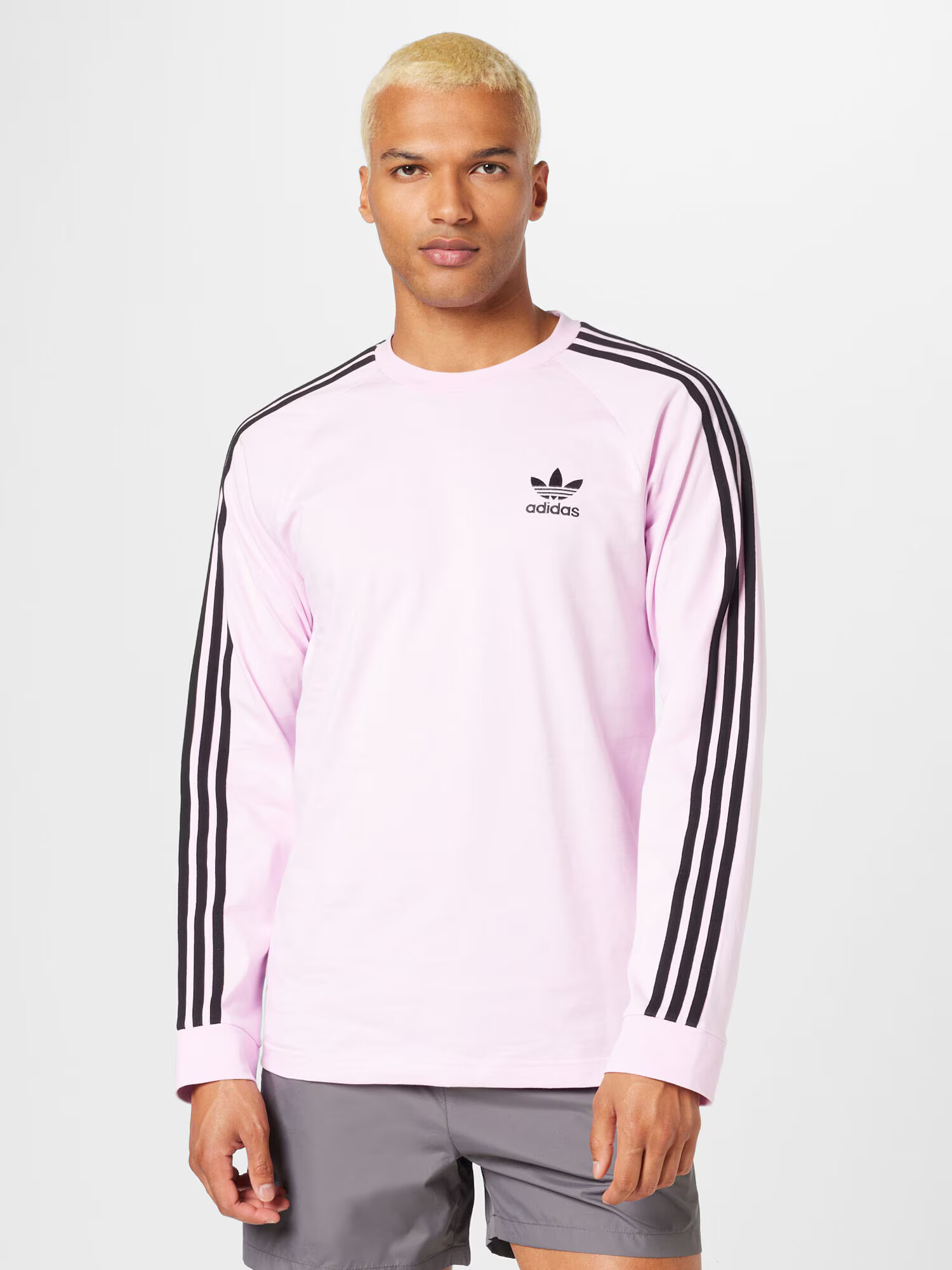 ADIDAS ORIGINALS Tricou 'Adicolor Classic' mov pastel / negru - Pled.ro