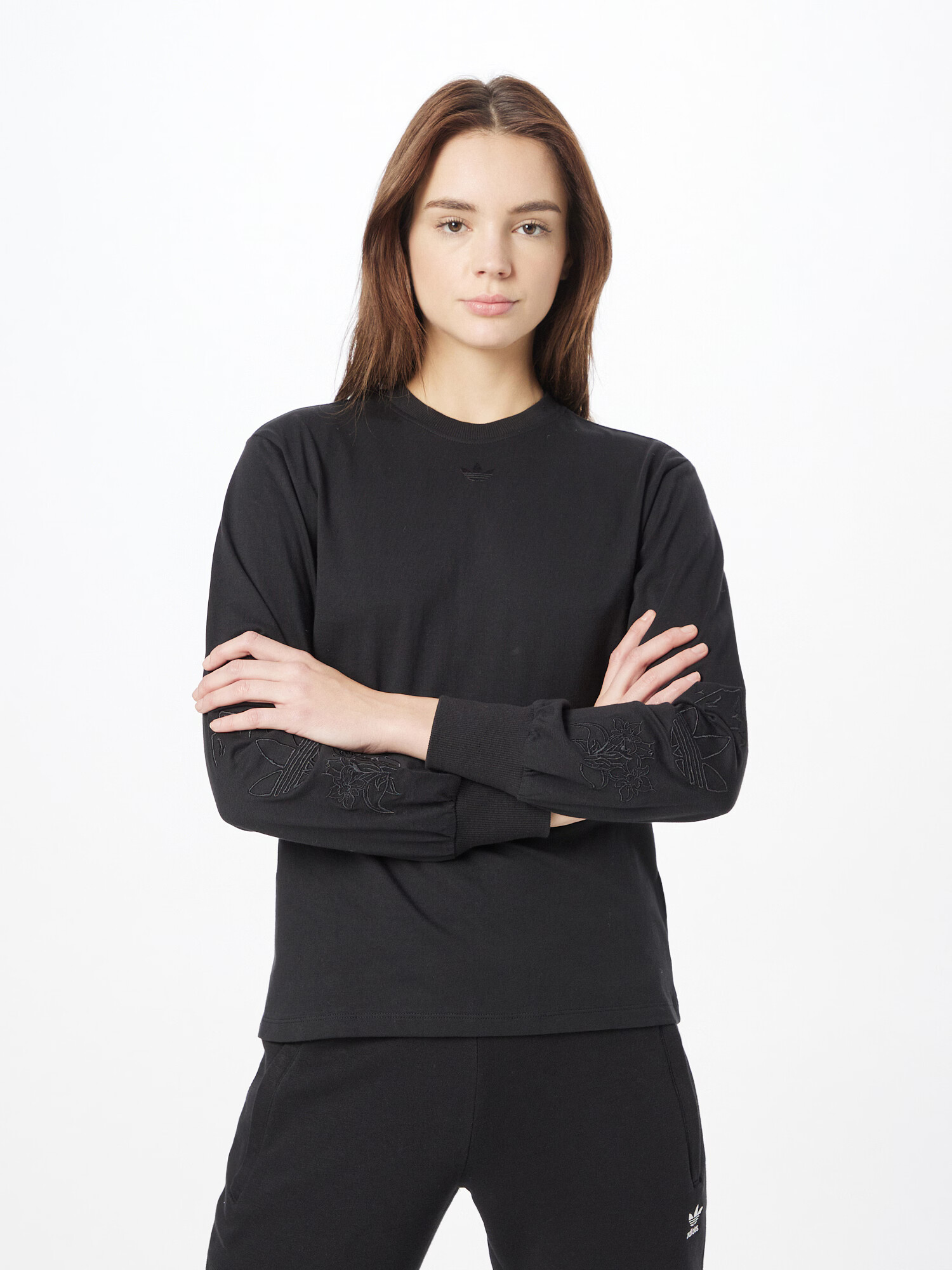 ADIDAS ORIGINALS Tricou 'Long-Sleeve Top' negru - Pled.ro