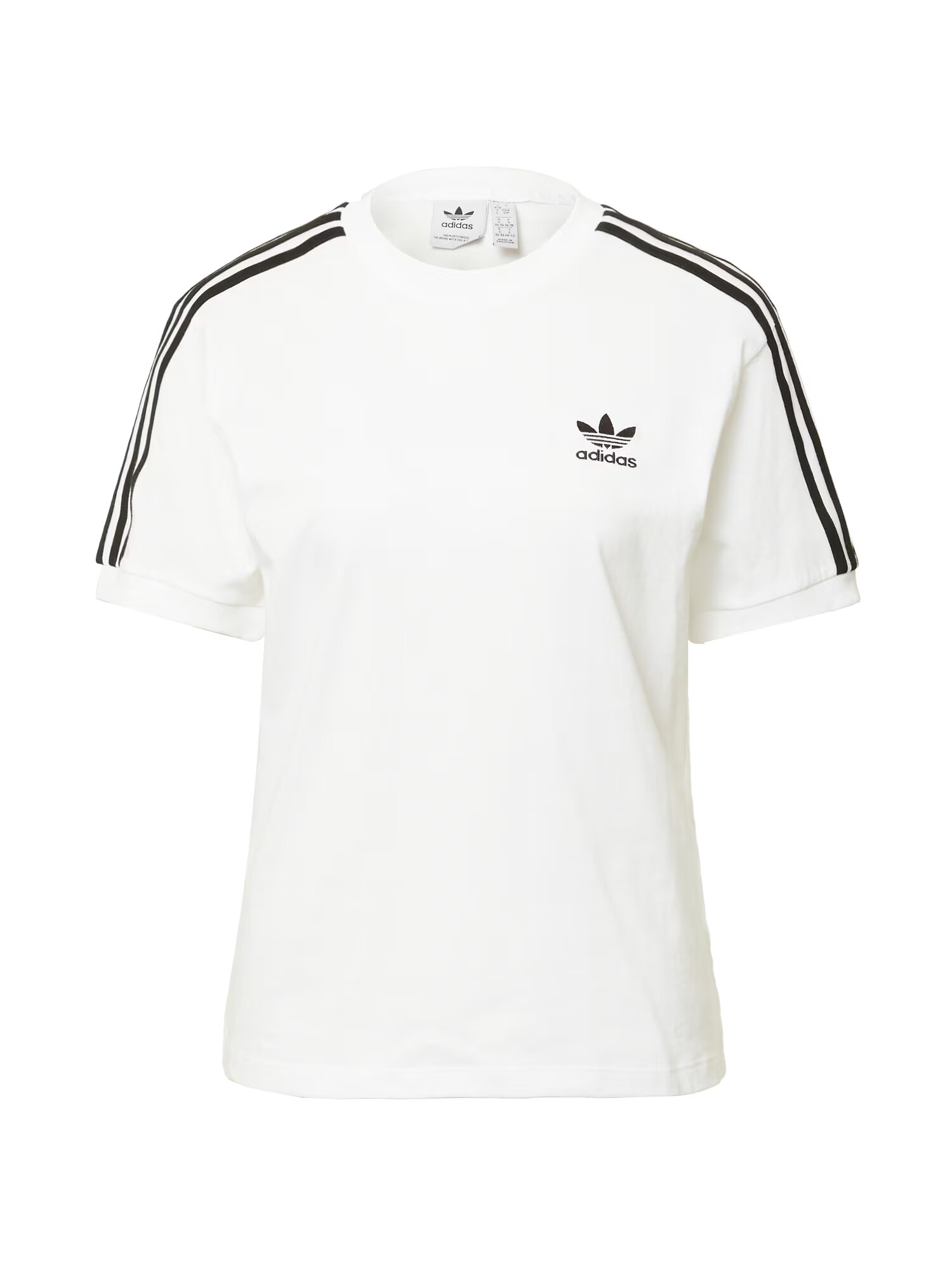 ADIDAS ORIGINALS Tricou 'Adicolor Classics 3-Stripes' negru / alb - Pled.ro