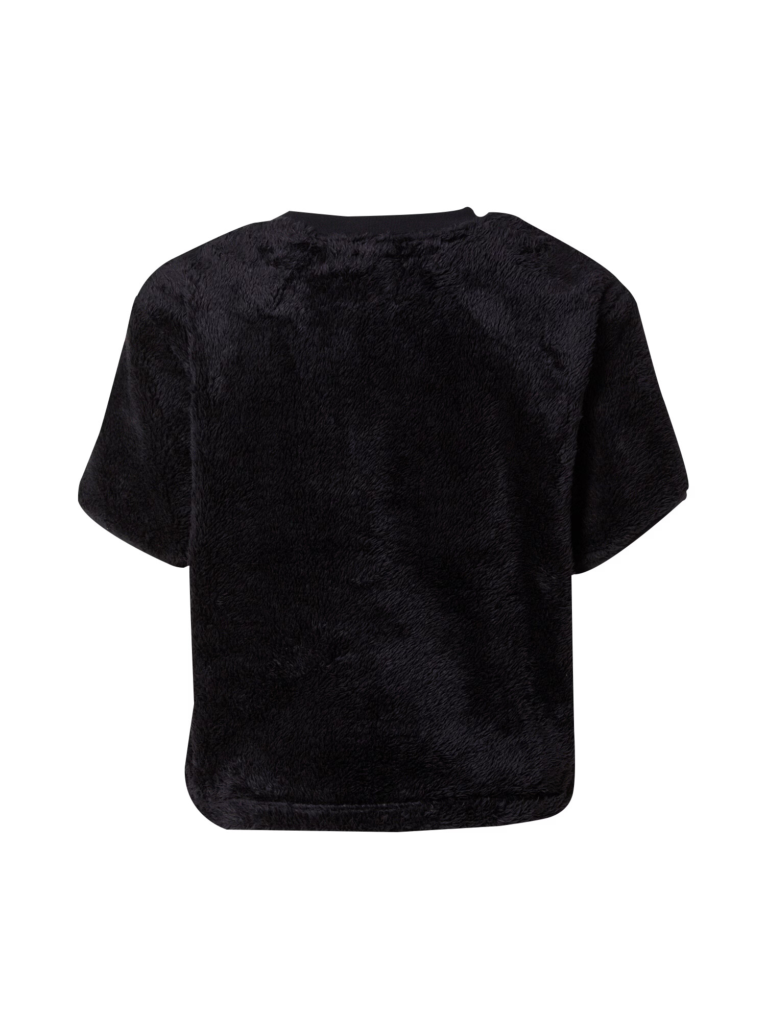 ADIDAS ORIGINALS Tricou 'Essentials+ Fluffy' negru / alb - Pled.ro