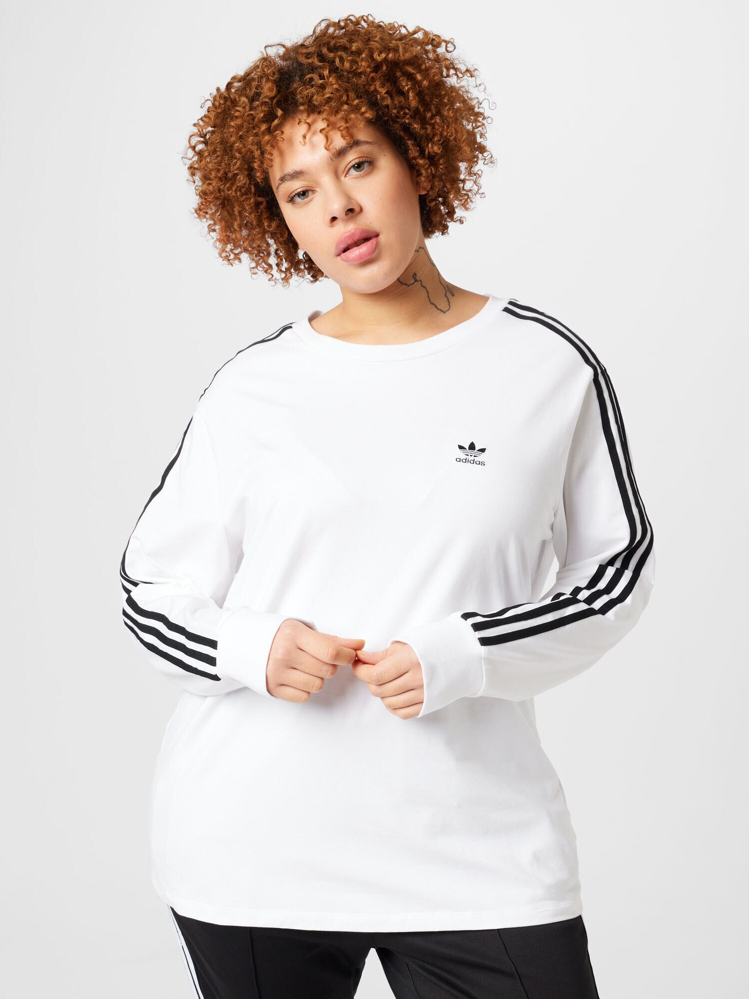 ADIDAS ORIGINALS Tricou 'Adicolor Classics ' negru / alb - Pled.ro