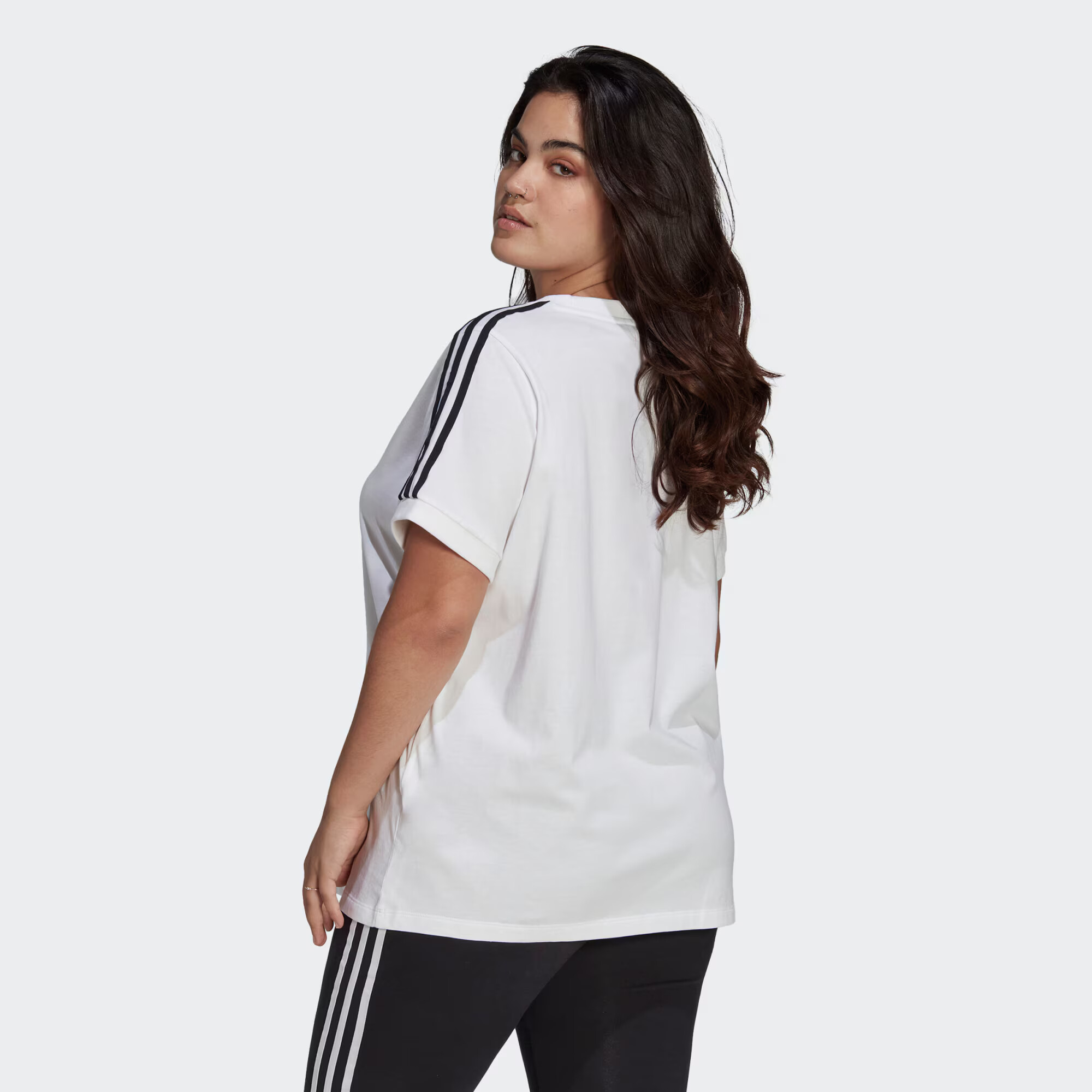 ADIDAS ORIGINALS Tricou 'Adicolor Classics 3-Stripes ' negru / alb - Pled.ro