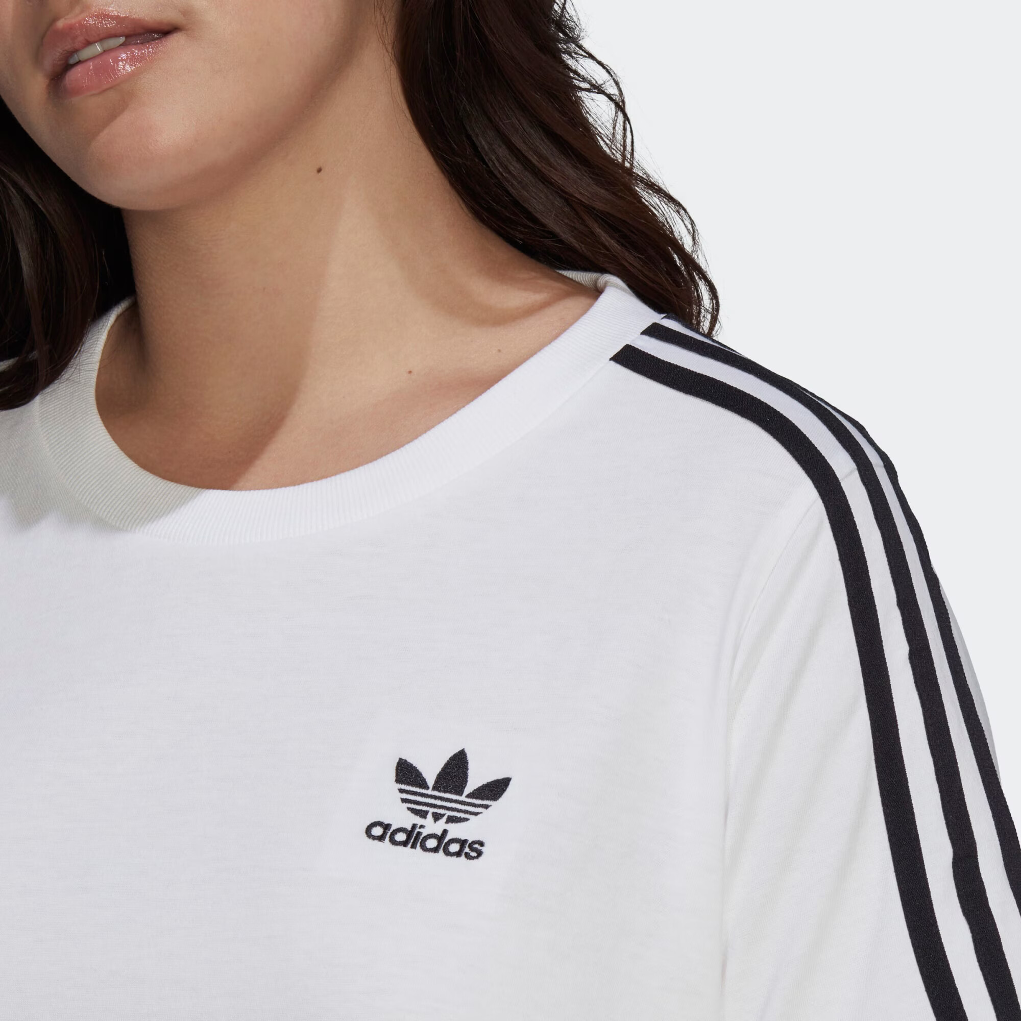 ADIDAS ORIGINALS Tricou 'Adicolor Classics 3-Stripes ' negru / alb - Pled.ro