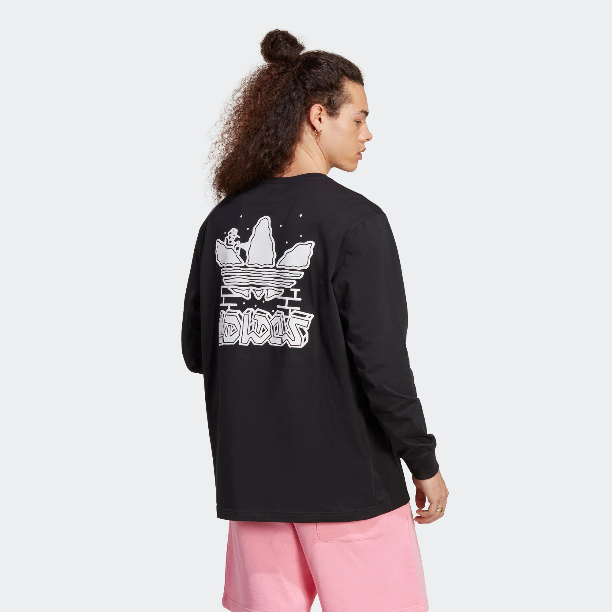 ADIDAS ORIGINALS Tricou 'Hack The Elite Graphic ' negru / alb - Pled.ro