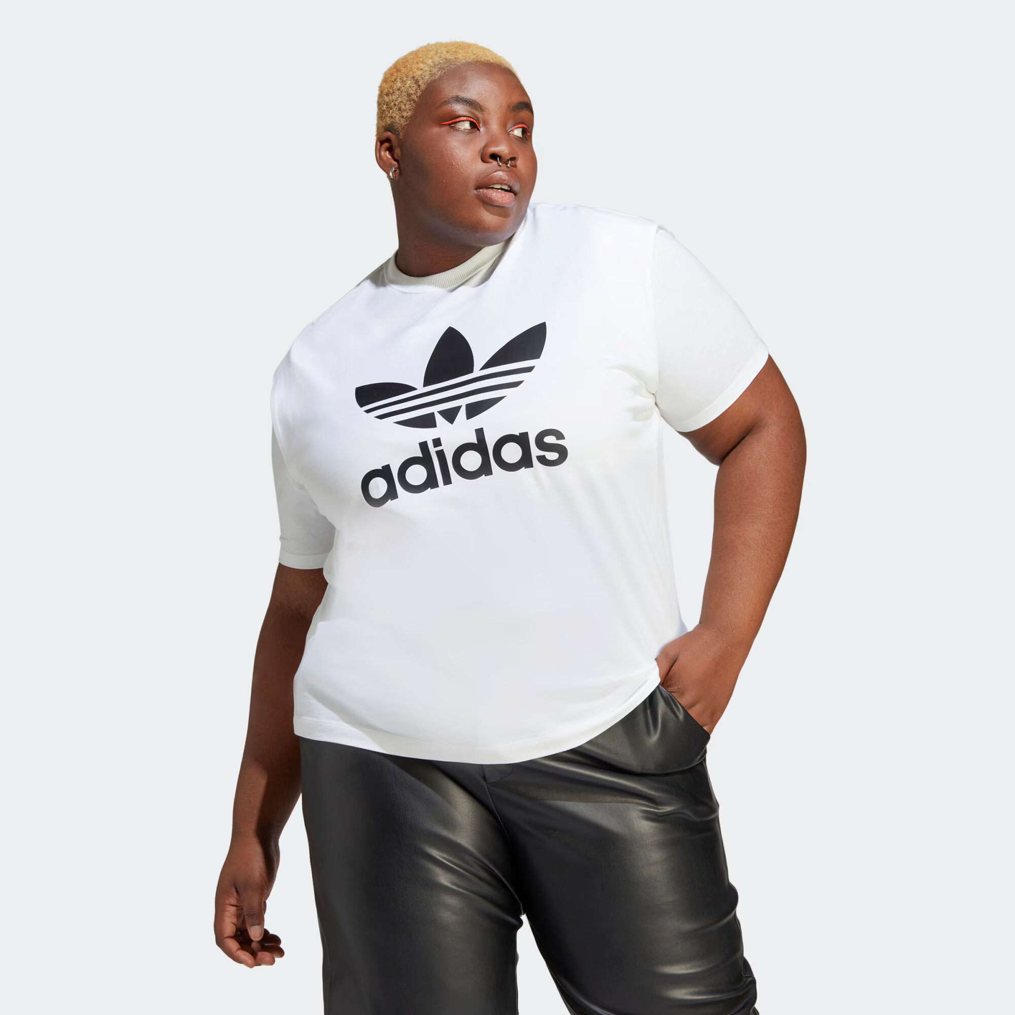 ADIDAS ORIGINALS Tricou 'Always Original ' negru / alb - Pled.ro