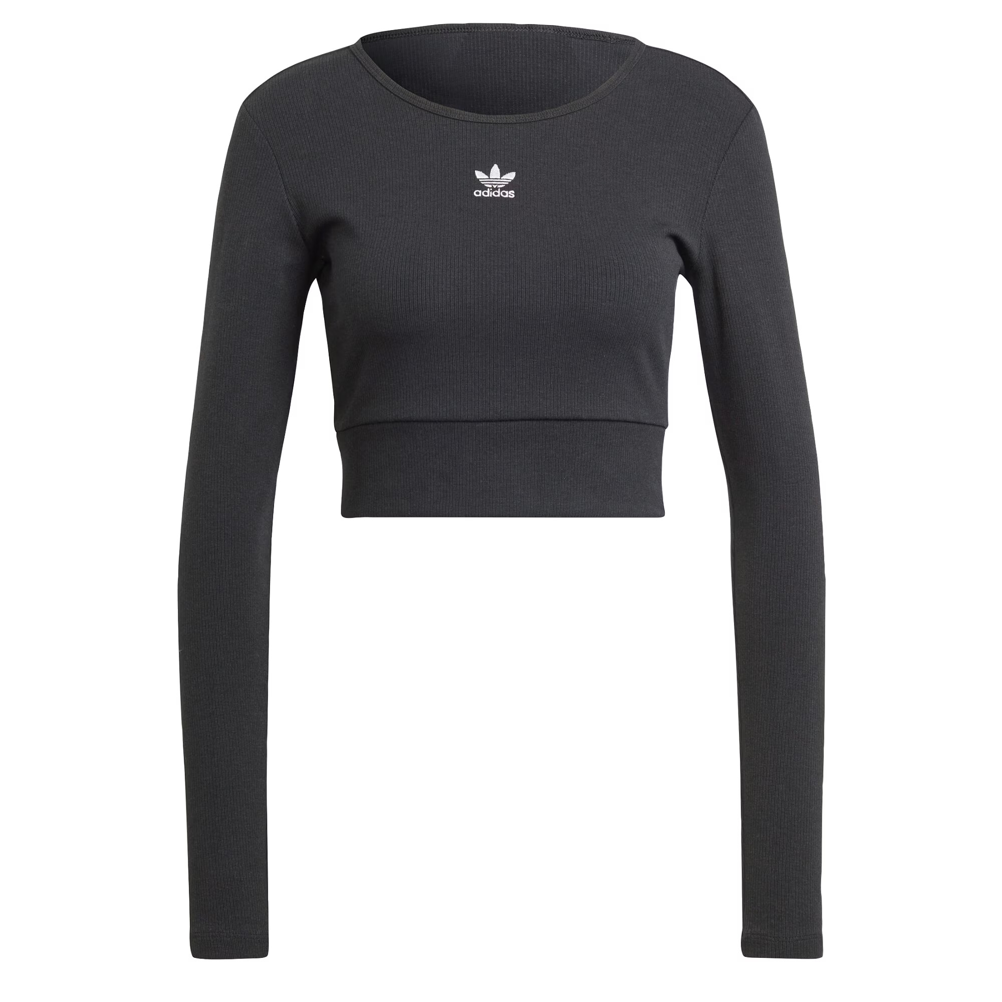 ADIDAS ORIGINALS Tricou 'Essentials' negru / alb - Pled.ro