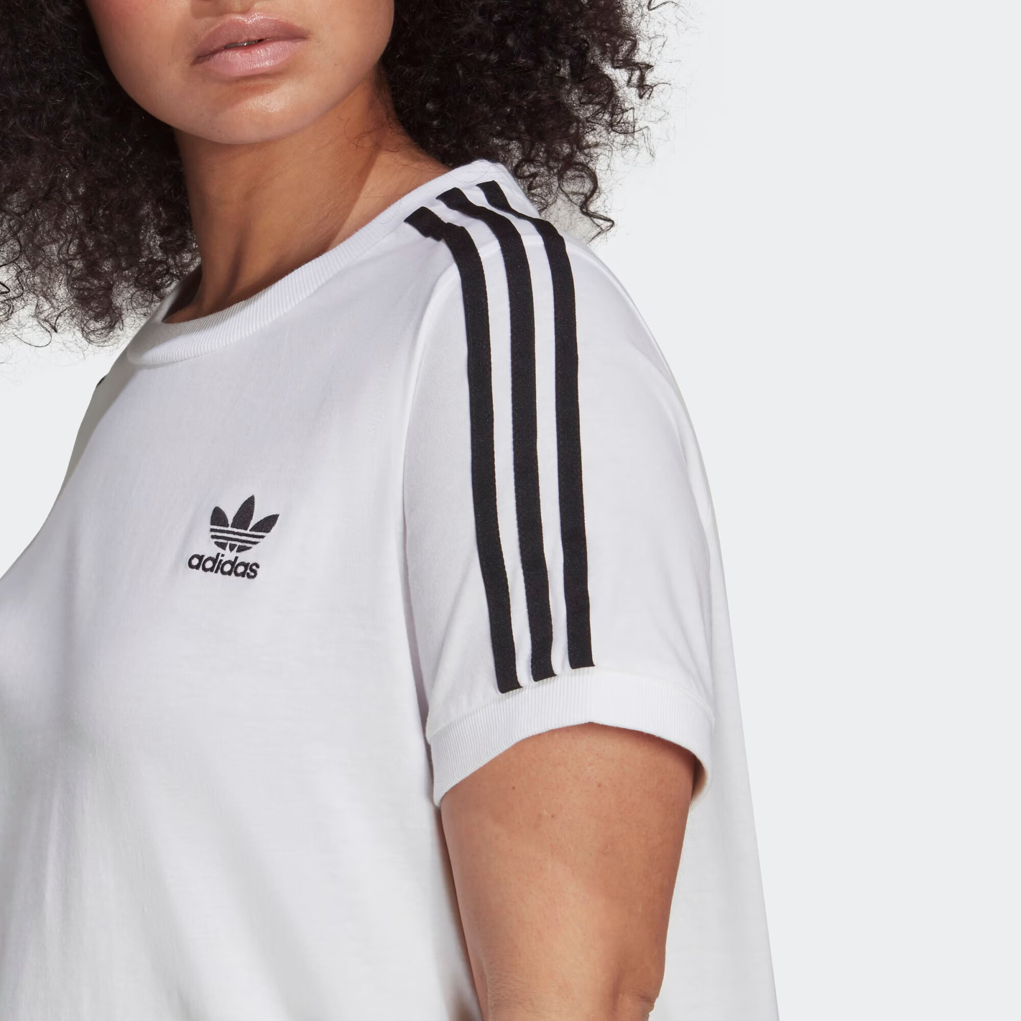 ADIDAS ORIGINALS Tricou 'Adicolor Classics 3-Stripes ' negru / alb - Pled.ro