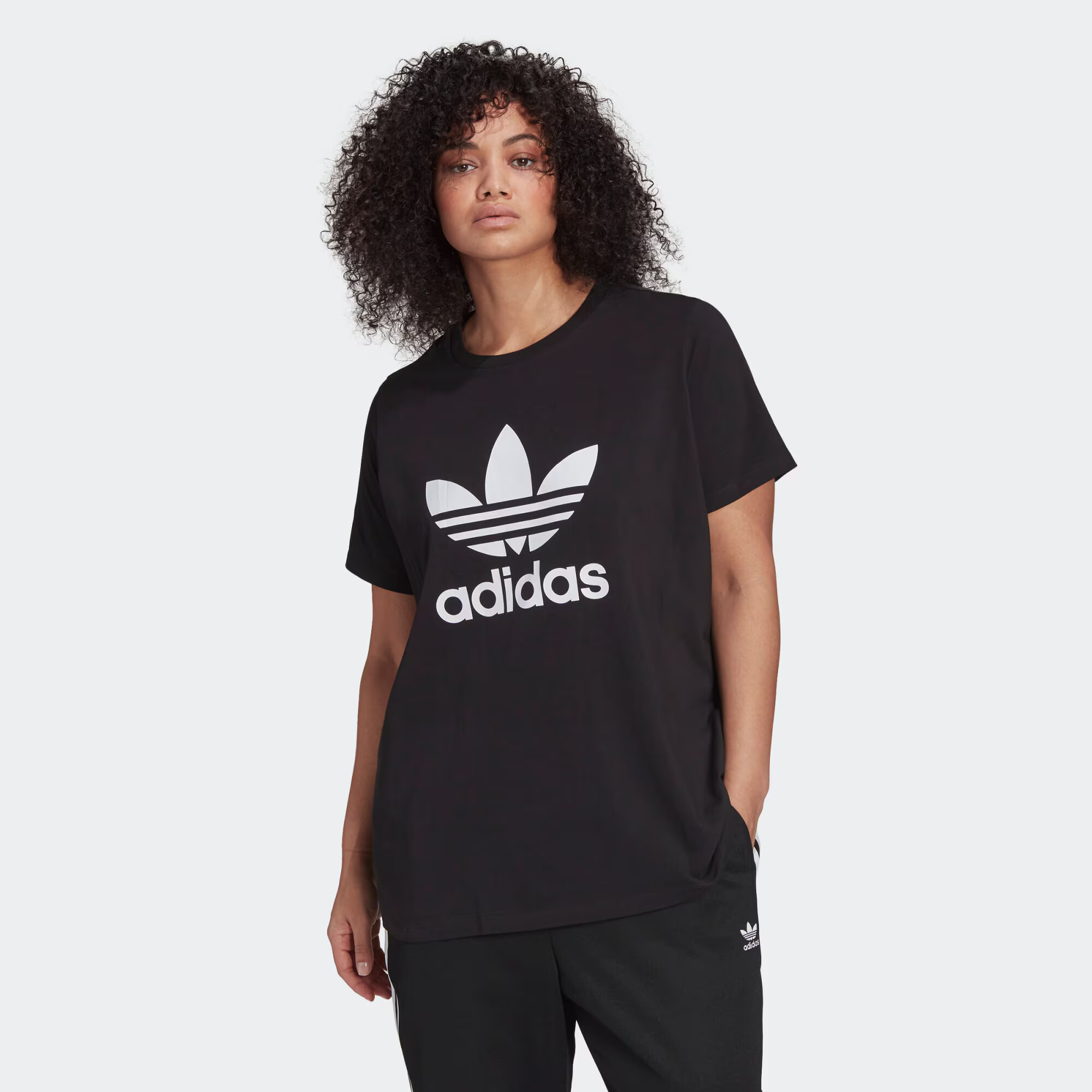 ADIDAS ORIGINALS Tricou negru / alb - Pled.ro