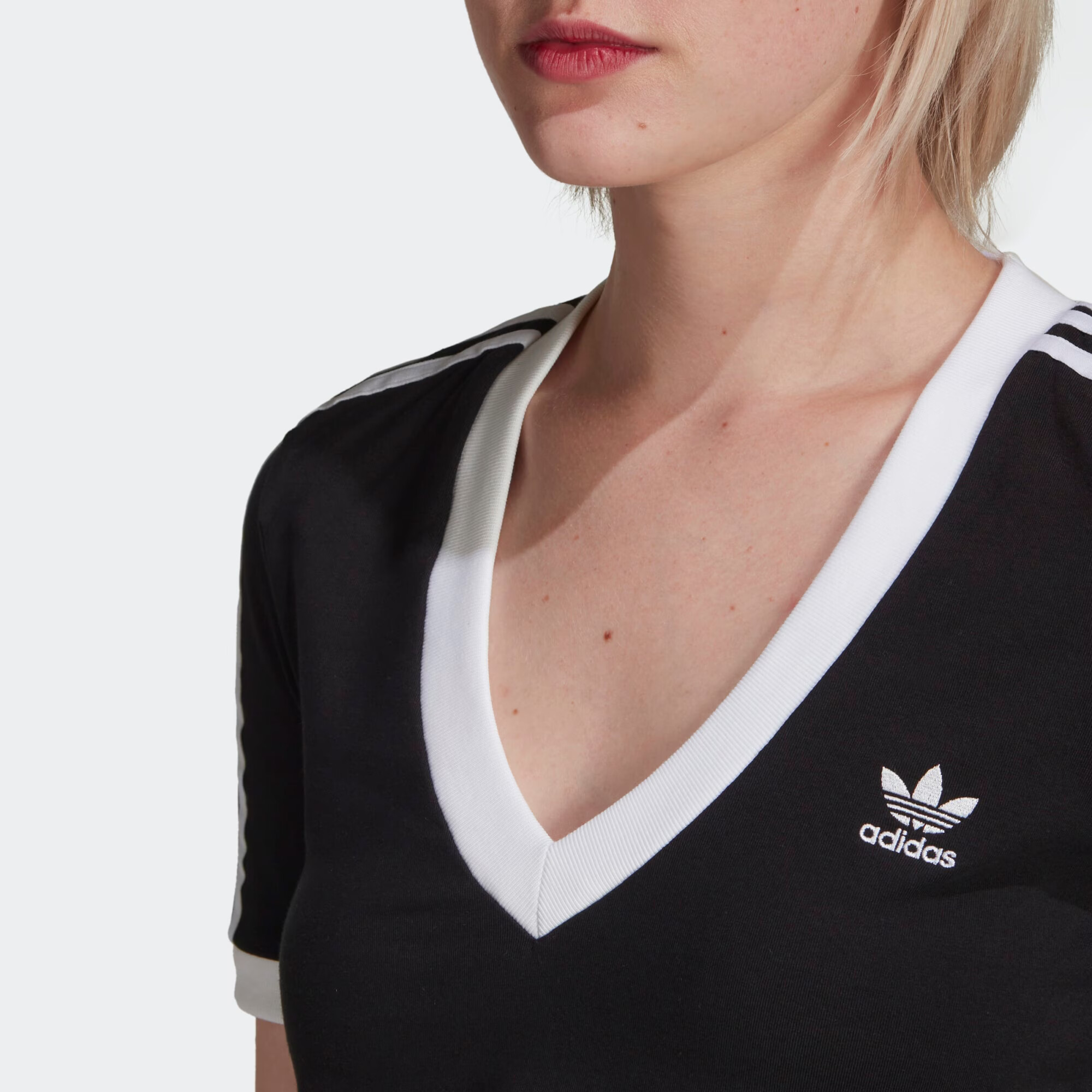 ADIDAS ORIGINALS Tricou negru / alb - Pled.ro