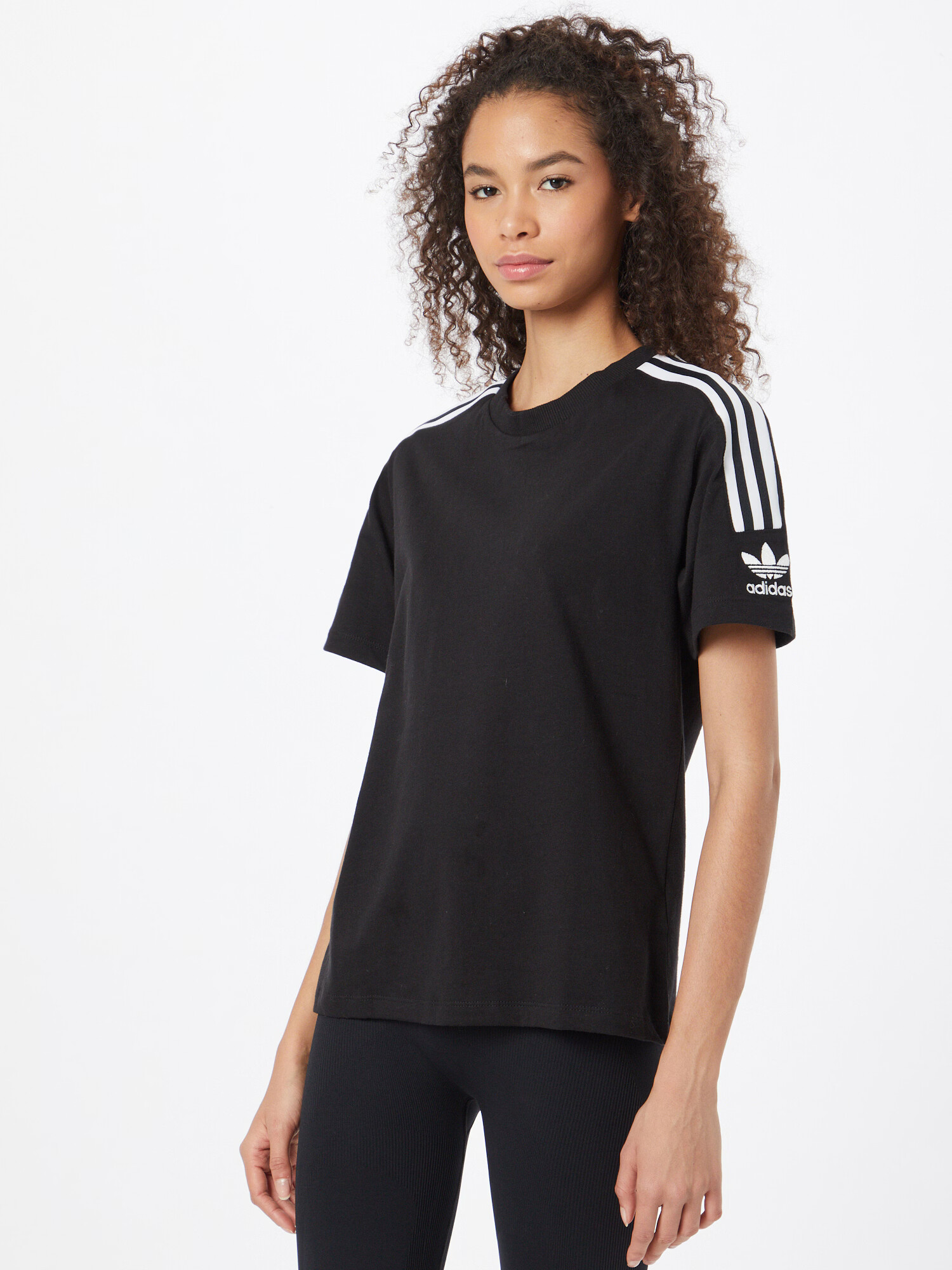 ADIDAS ORIGINALS Tricou negru / alb - Pled.ro