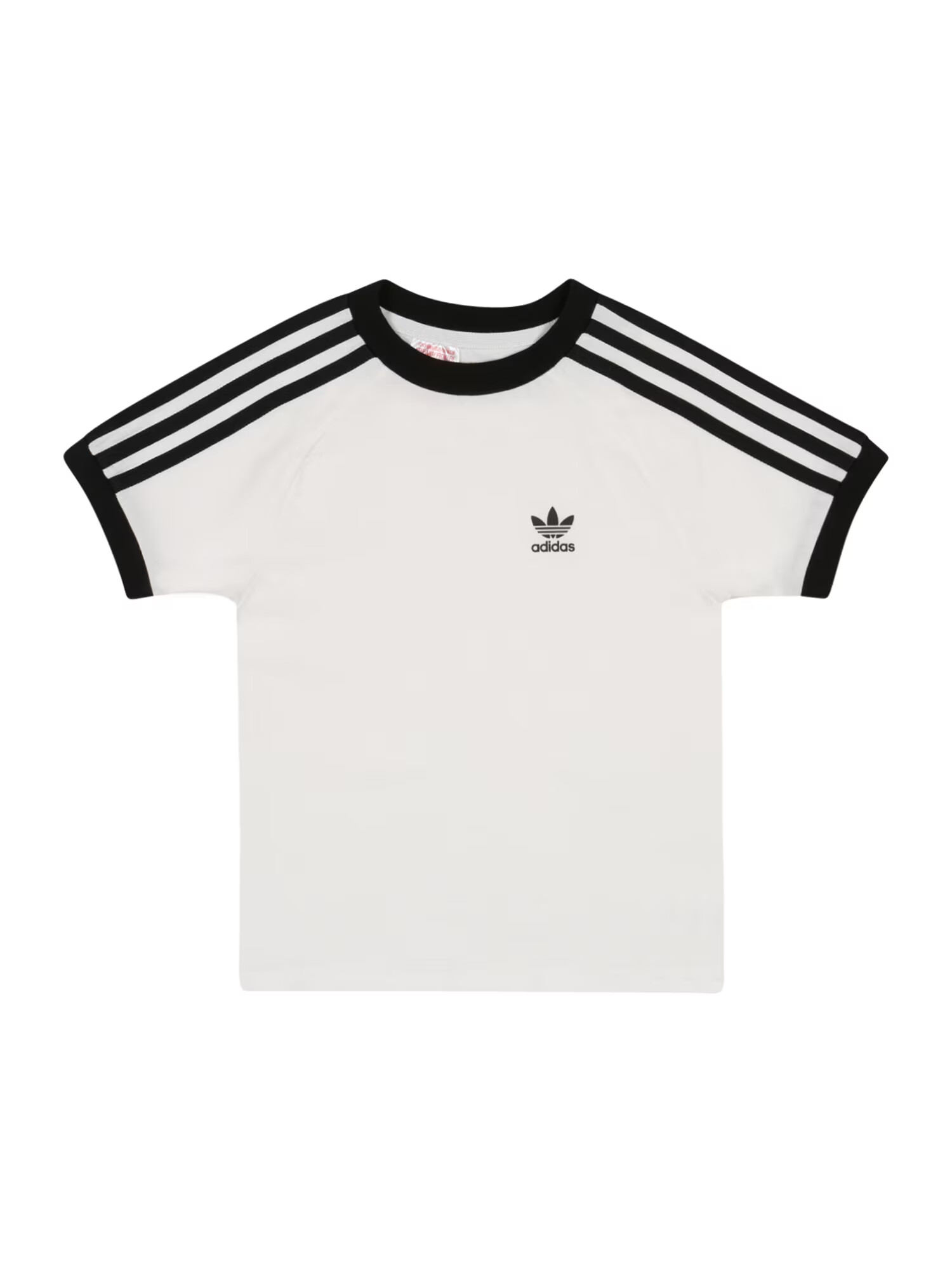 ADIDAS ORIGINALS Tricou 'Adicolor 3-Stripes' negru / alb - Pled.ro