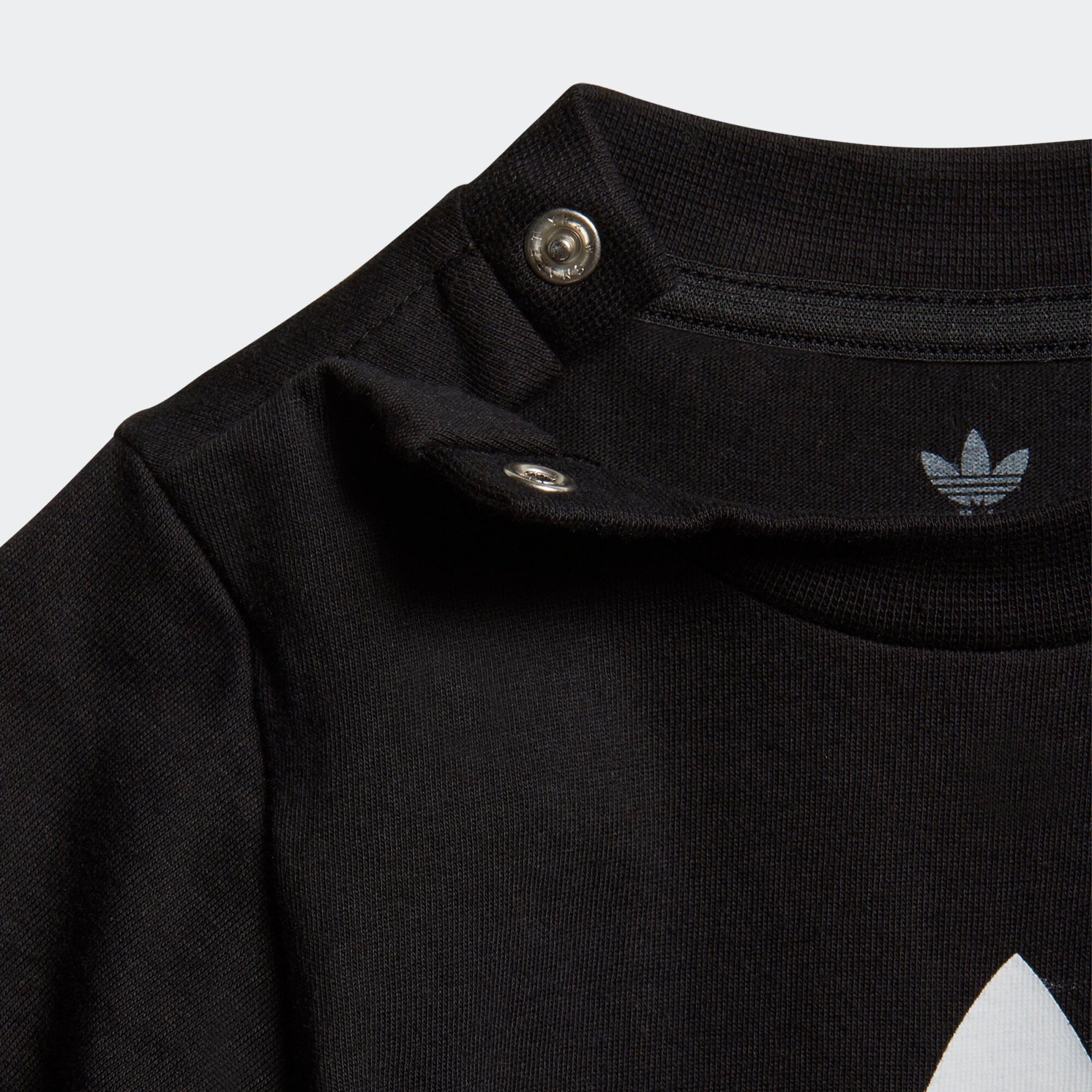 ADIDAS ORIGINALS Tricou 'Adicolor Classics' negru / alb - Pled.ro