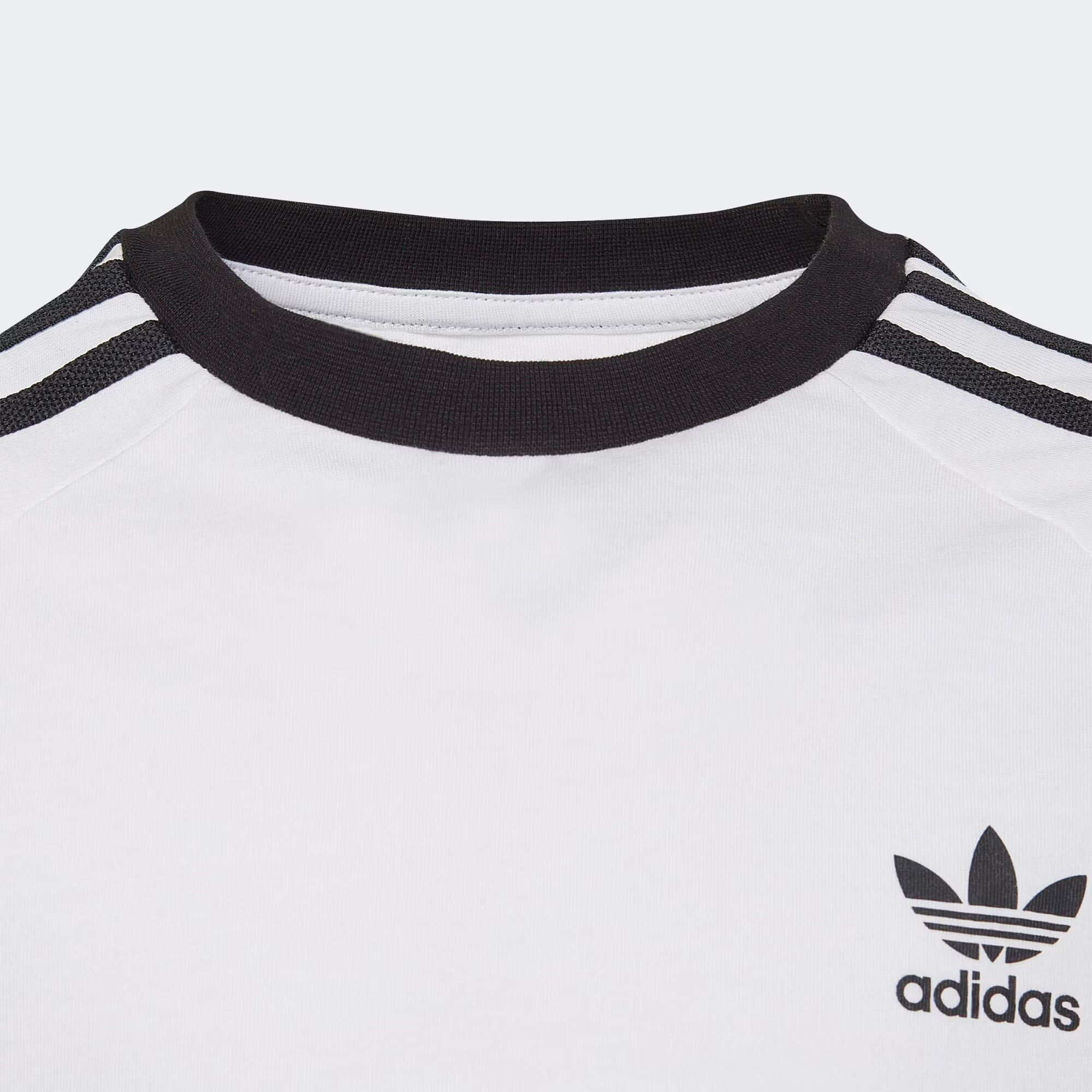 ADIDAS ORIGINALS Tricou 'Adicolor 3-Stripes' negru / alb - Pled.ro