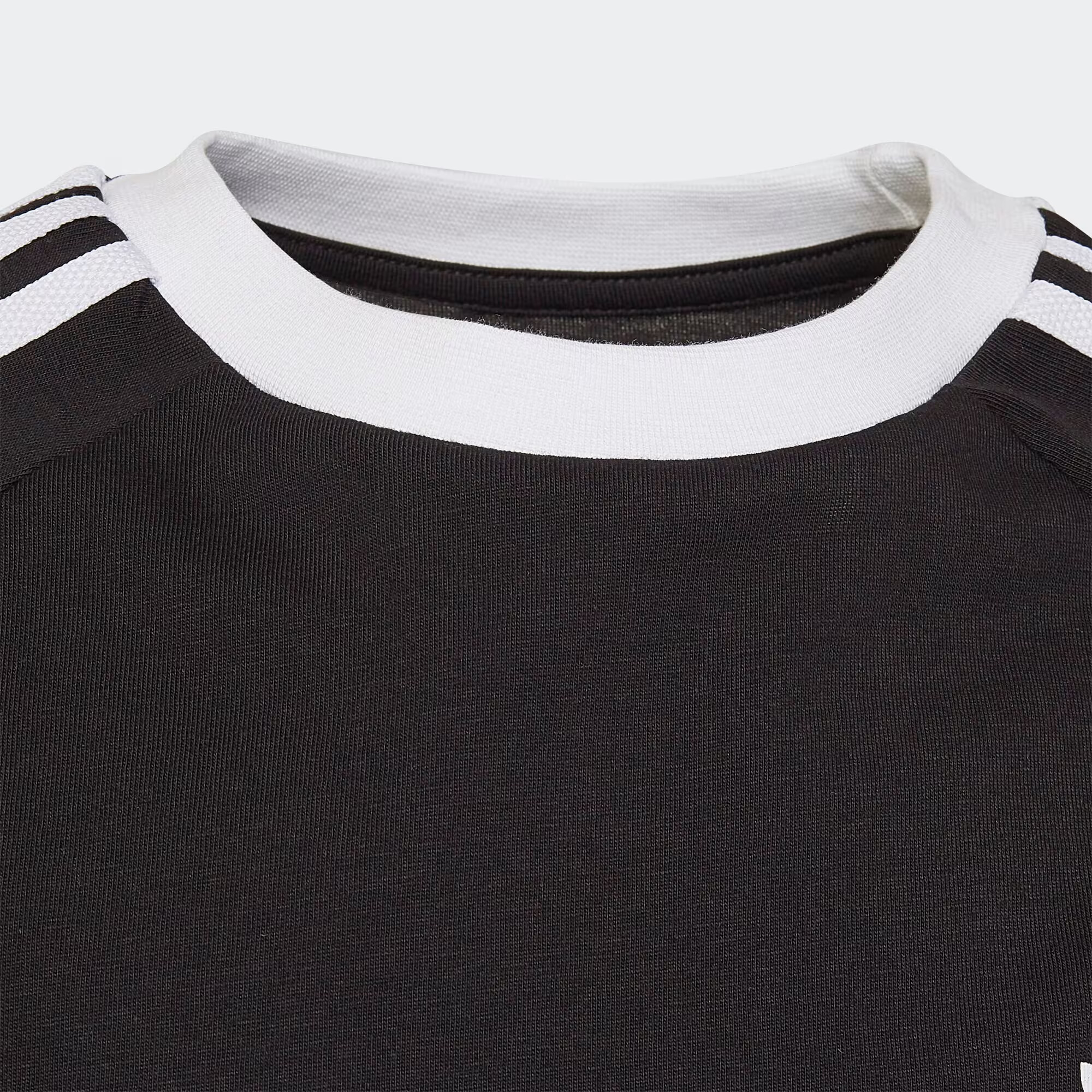 ADIDAS ORIGINALS Tricou 'Adicolor 3-Stripes' negru / alb - Pled.ro