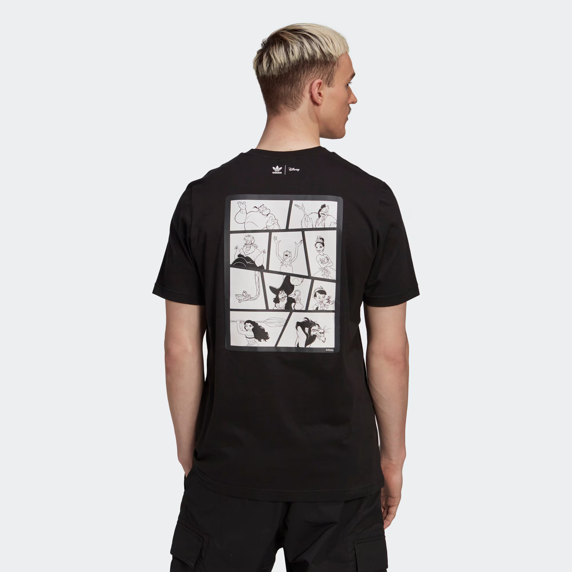 ADIDAS ORIGINALS Tricou negru / alb - Pled.ro